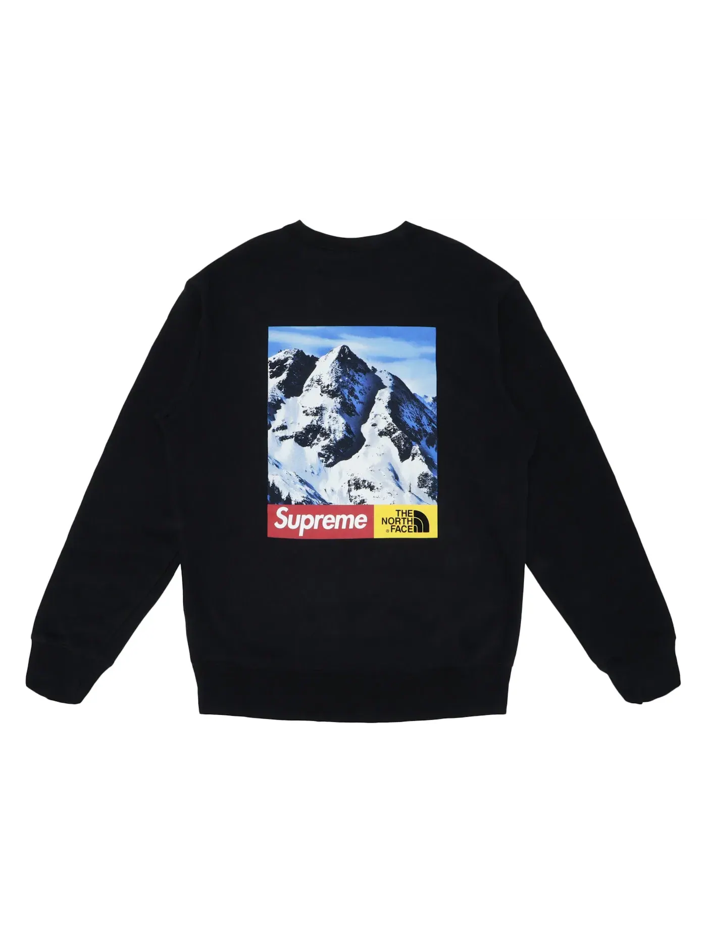 Мужской свитшот с принтом Mountain Supreme — изображение 2 из 2, черный