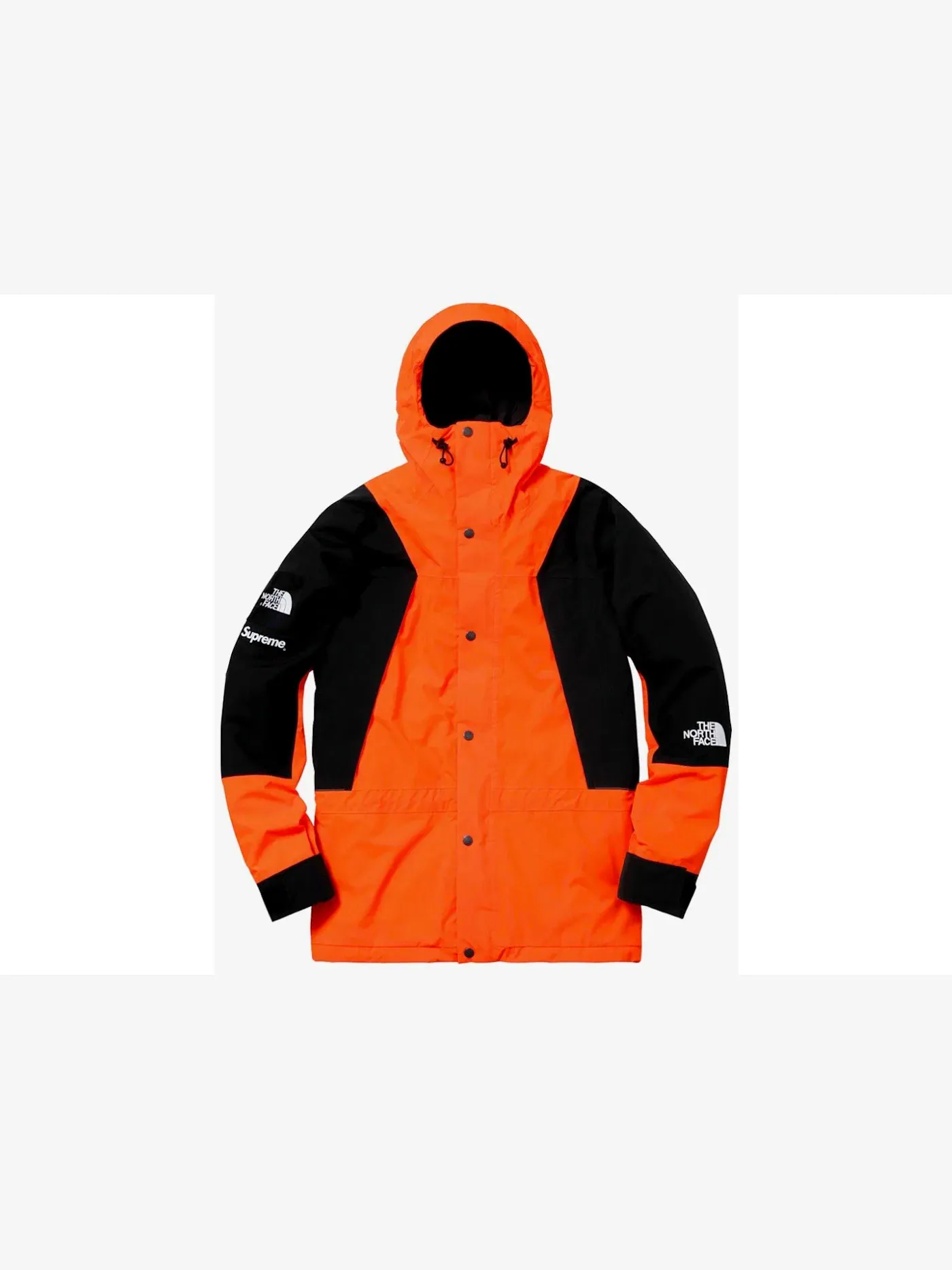 Мужская куртка с принтом Supreme The North Face Mountain Light Jacket — изображение 1 из 1, оранжевый