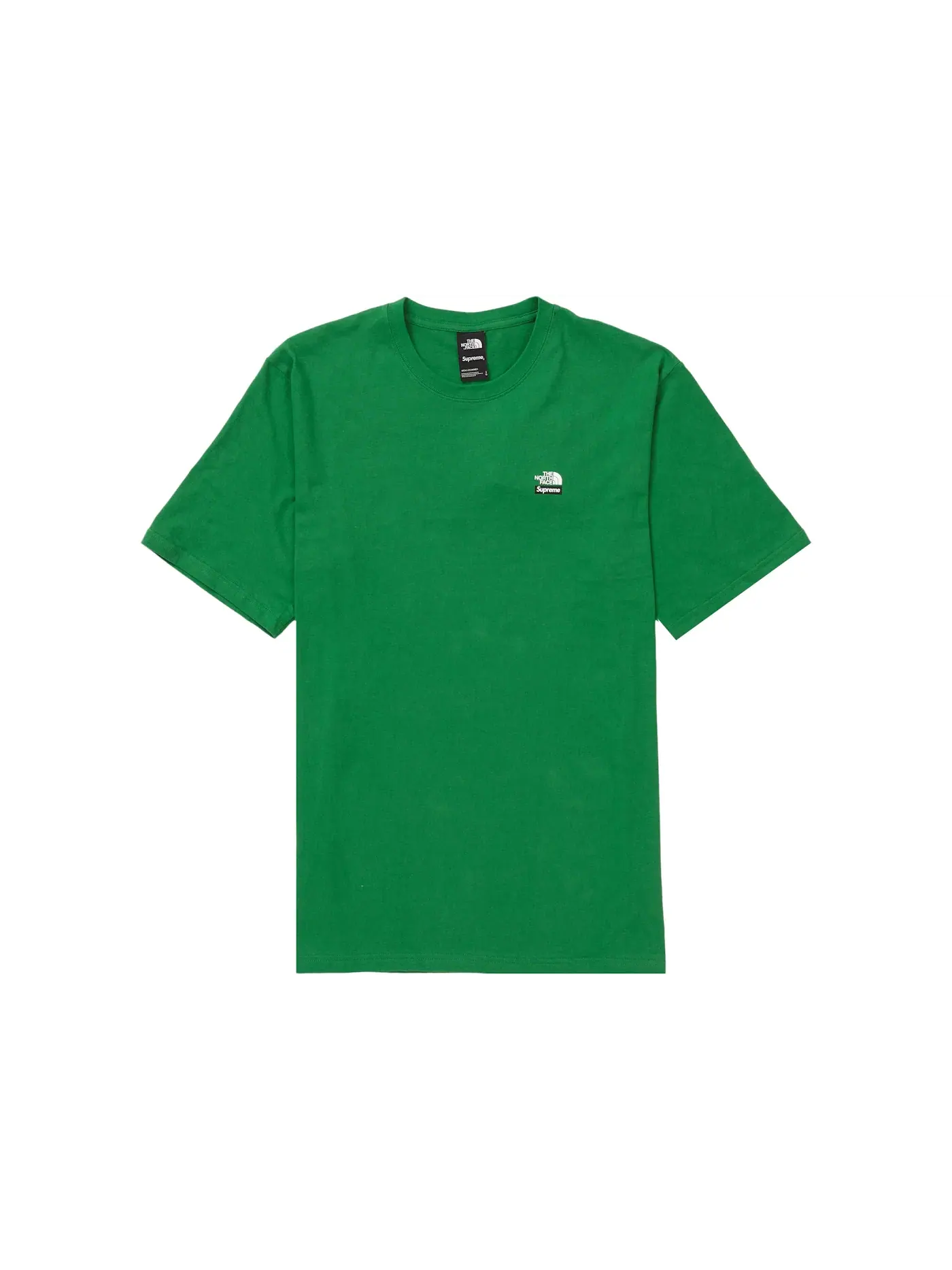 Мужская футболка с принтом Supreme The North Face Mountains Tee — изображение 2 из 2, зеленый