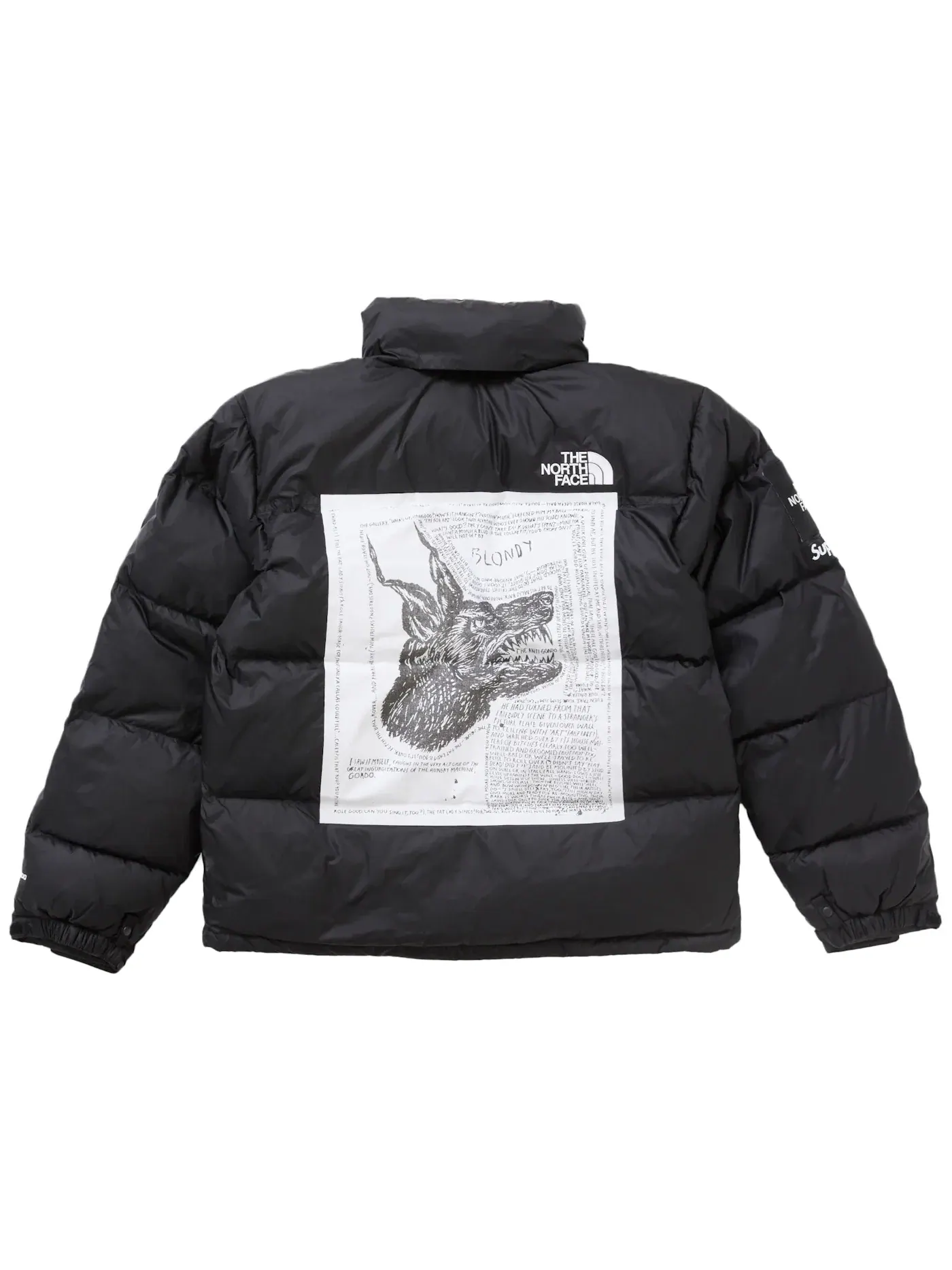Мужская куртка пуховая Supreme The North Face Nuptse Jacket — изображение 1 из 4, черный