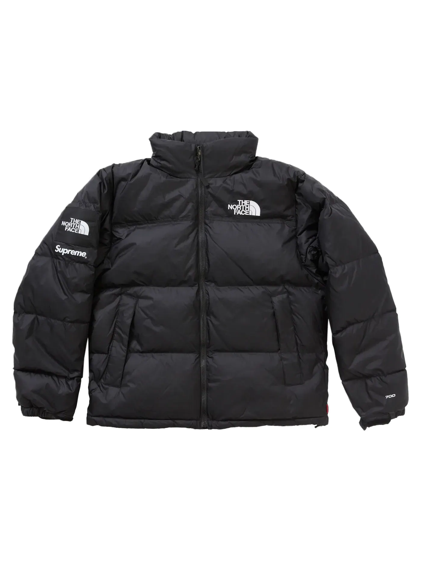 Мужская куртка пуховая Supreme The North Face Nuptse Jacket — изображение 2 из 4, черный