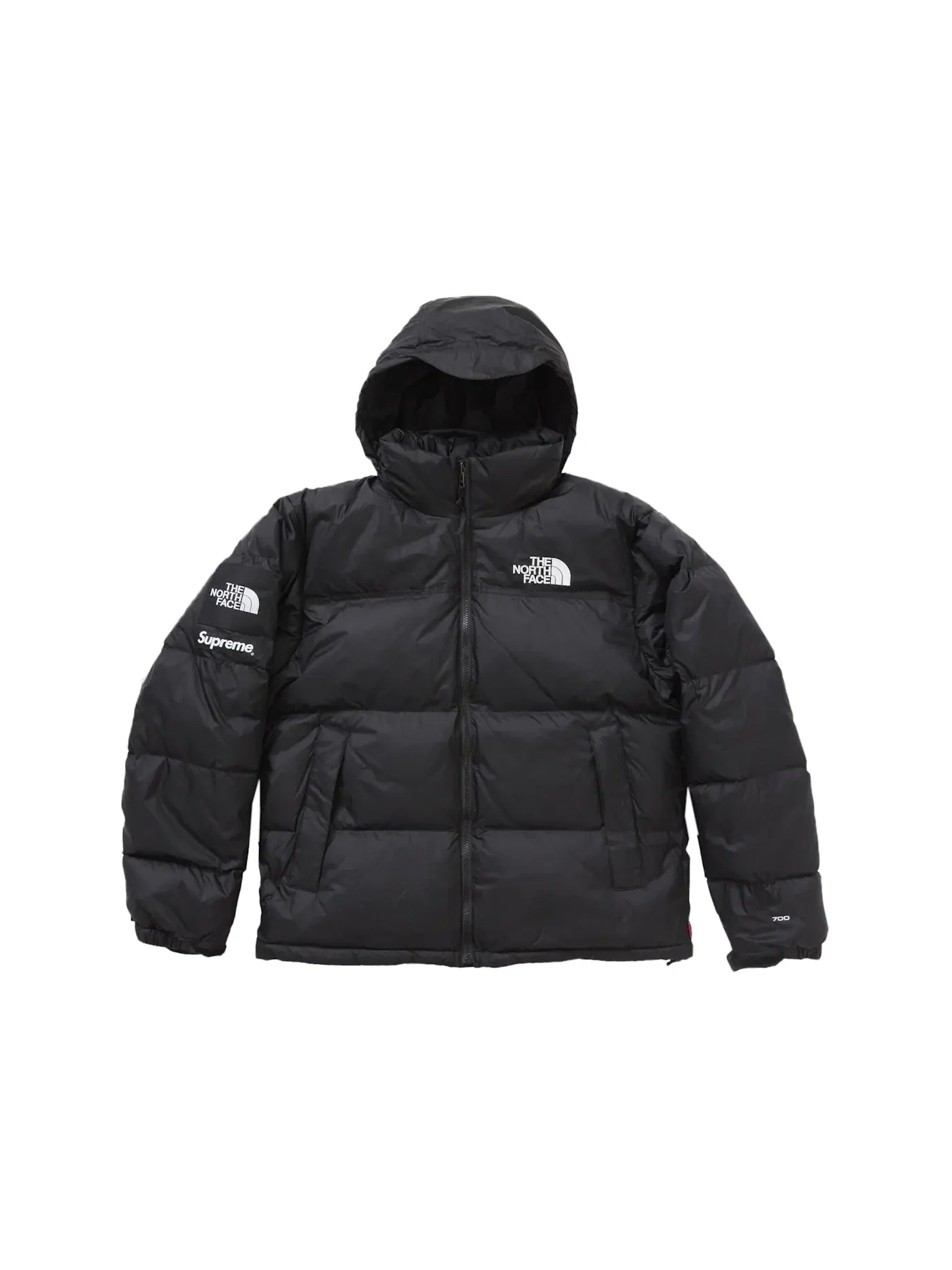 Мужская куртка пуховая Supreme The North Face Nuptse Jacket — изображение 4 из 4, черный