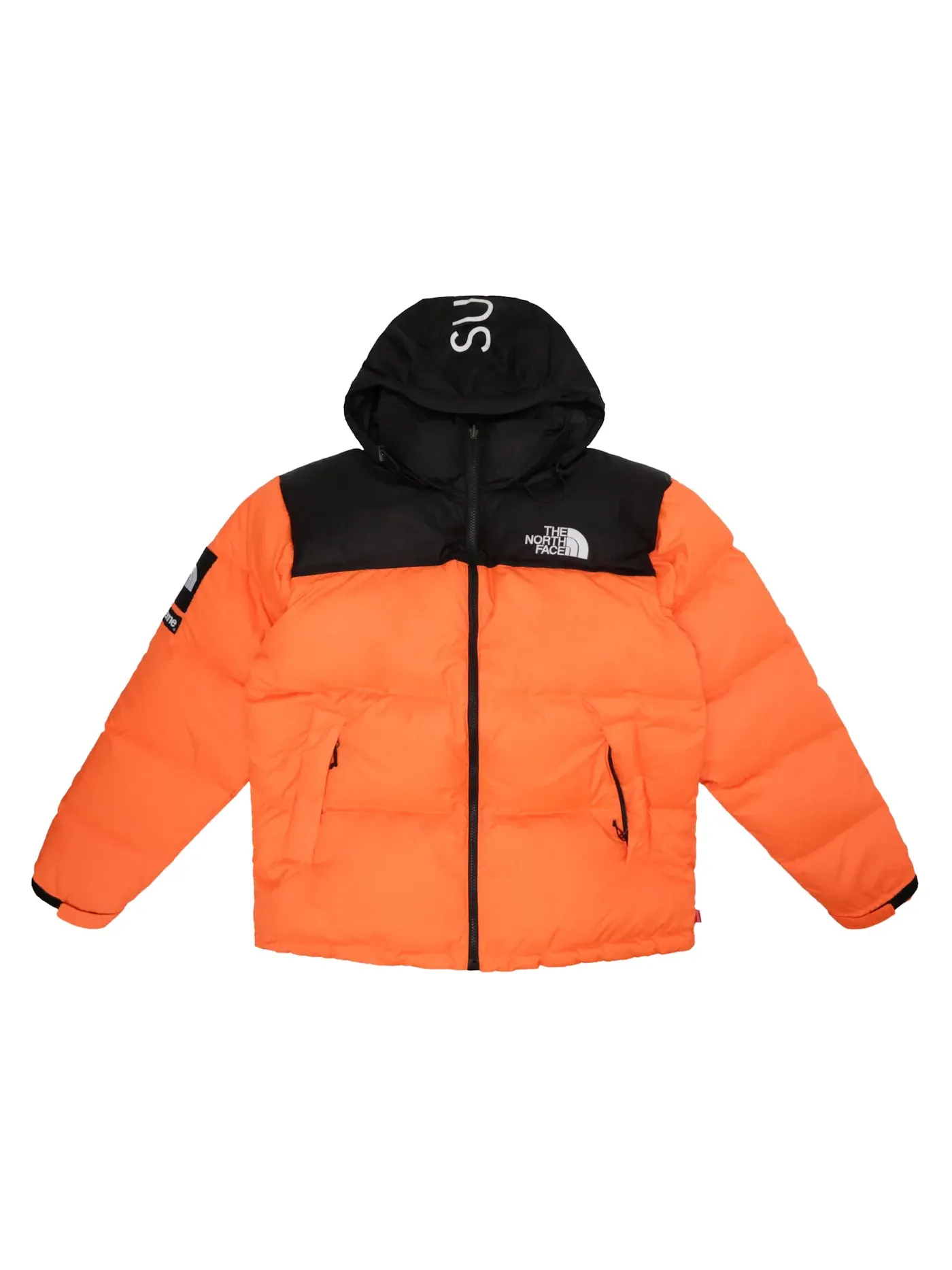 Мужская куртка с принтом Nuptse Supreme — изображение 1 из 1, оранжевый
