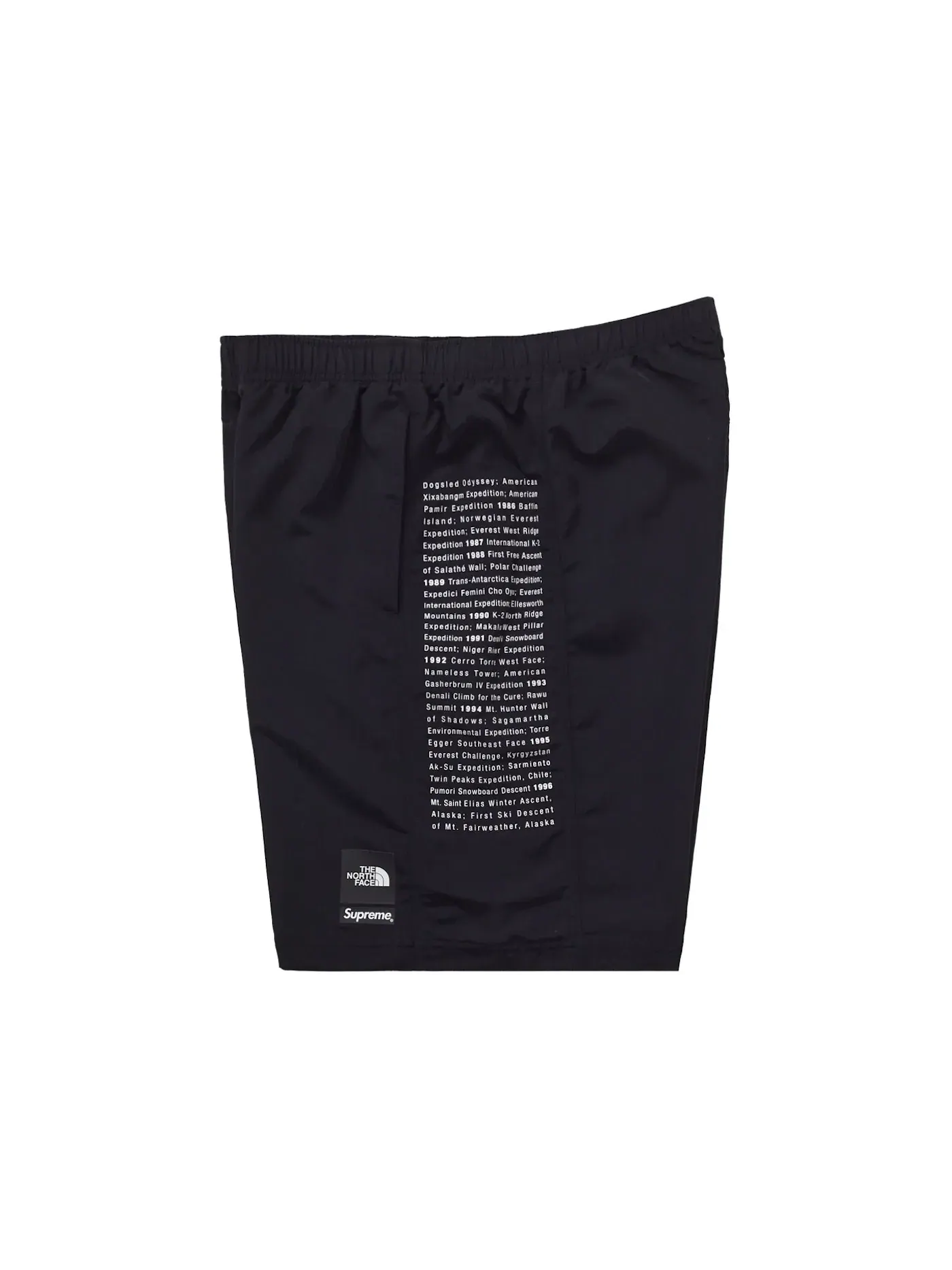 Мужские шорты из нейлона с принтом Supreme The North Face Short — изображение 2 из 3, черный
