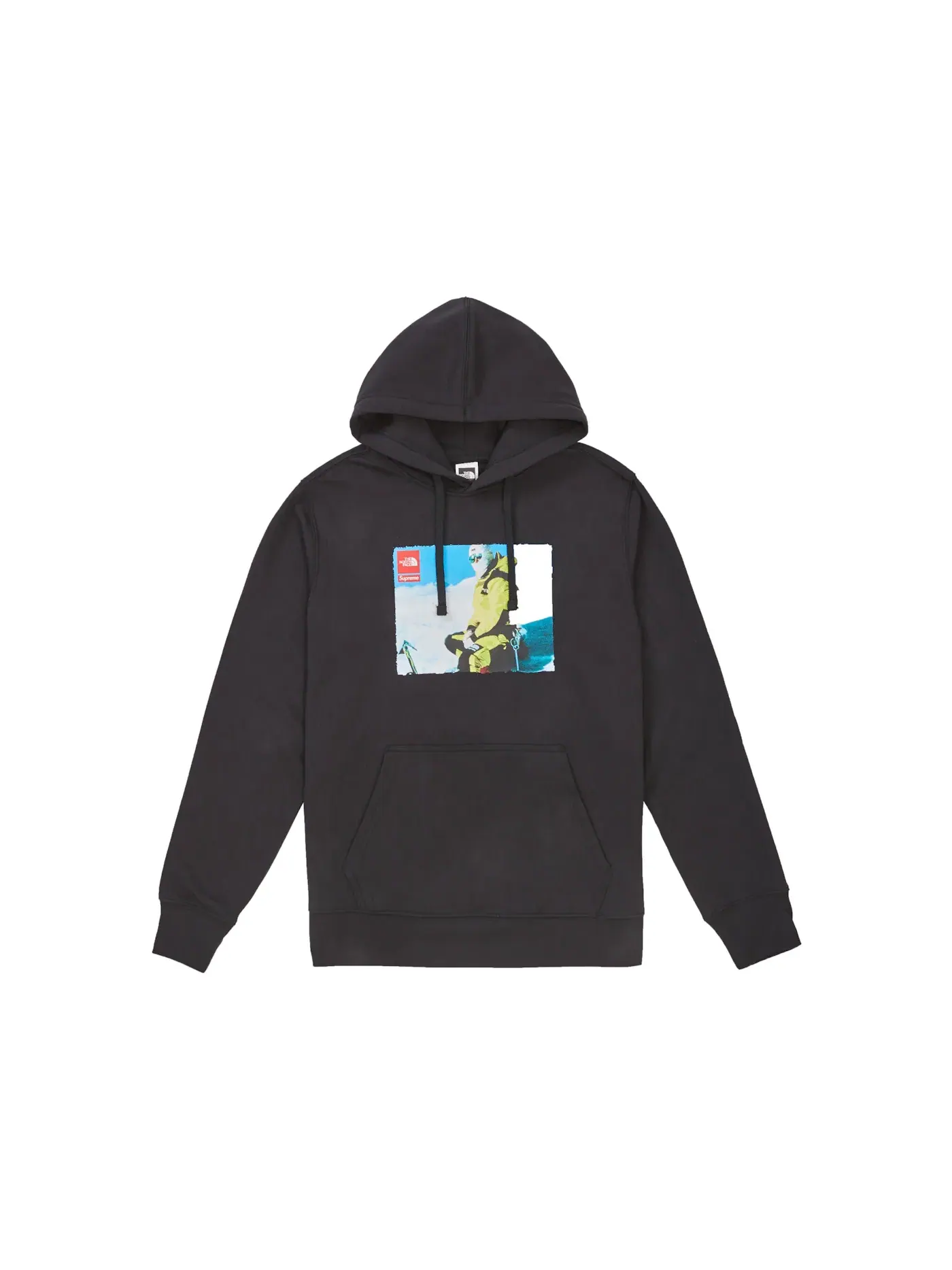 Мужская худи с принтом Photo Supreme — изображение 1 из 1, черный