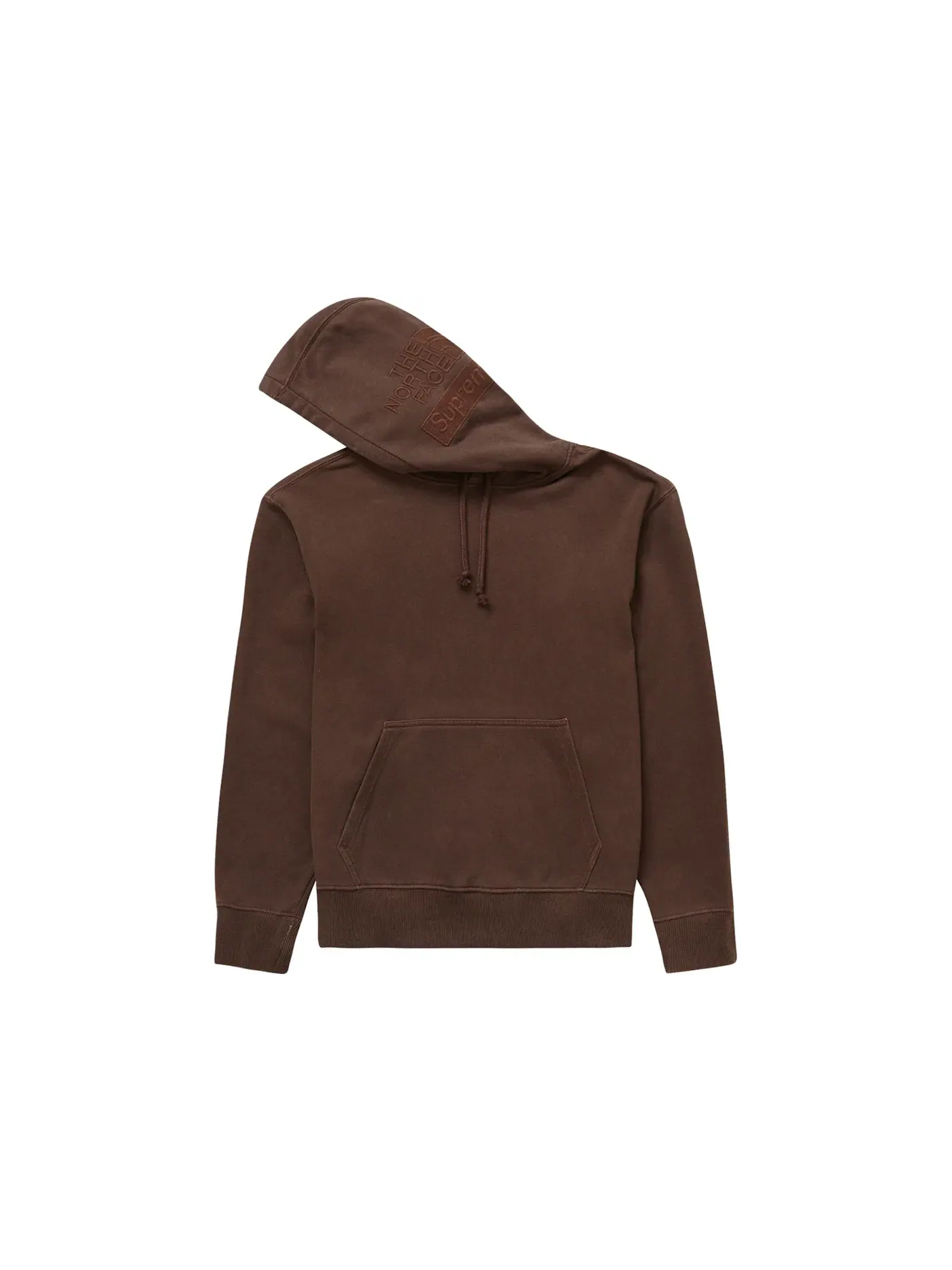Мужской свитшот с капюшоном с принтом Pigment Printed Supreme The North Face — изображение 1 из 1, коричневый