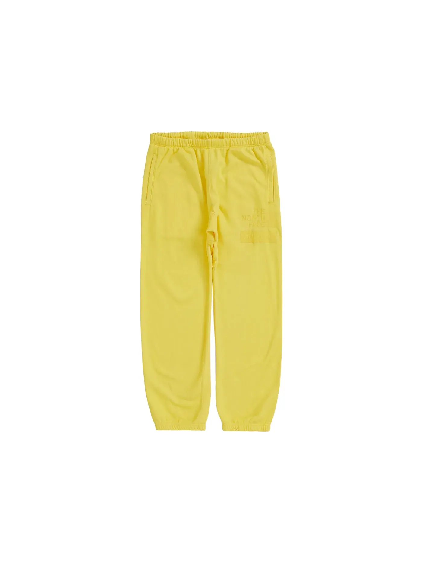 Мужские спортивные штаны с пигментным принтом Supreme The North Face — изображение 1 из 2, желтый