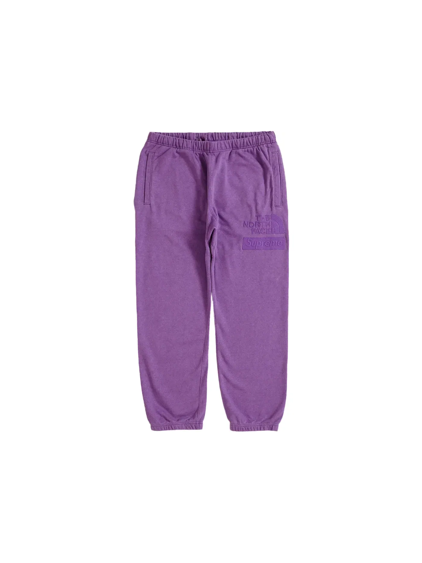Мужские спортивные штаны с пигментным принтом Supreme The North Face Purple — изображение 1 из 2