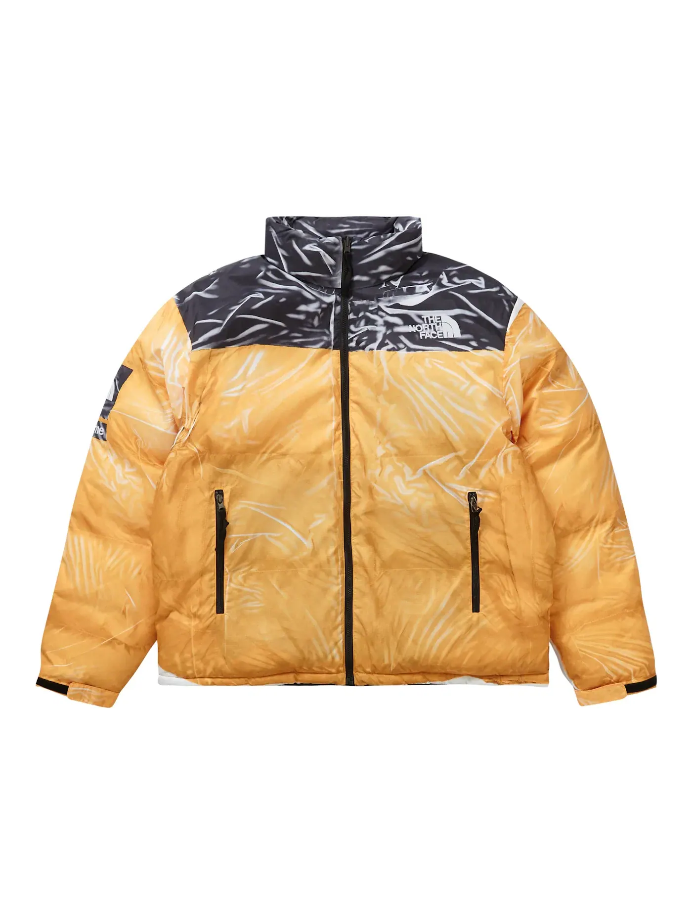 Мужская куртка с принтом Trompe Loeil Supreme The North Face — изображение 1 из 3, желтый