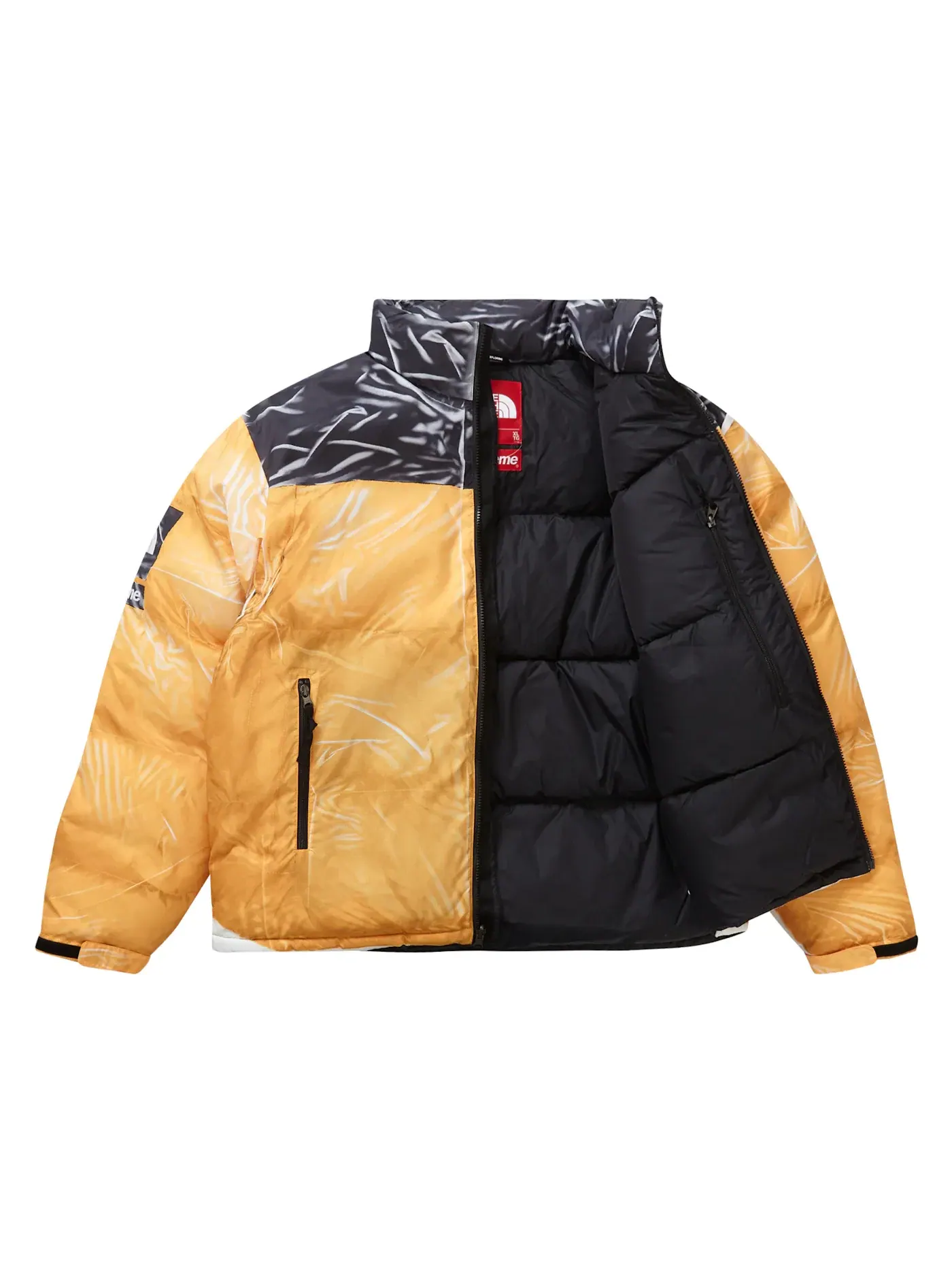 Мужская куртка с принтом Trompe Loeil Supreme The North Face — изображение 2 из 3, желтый