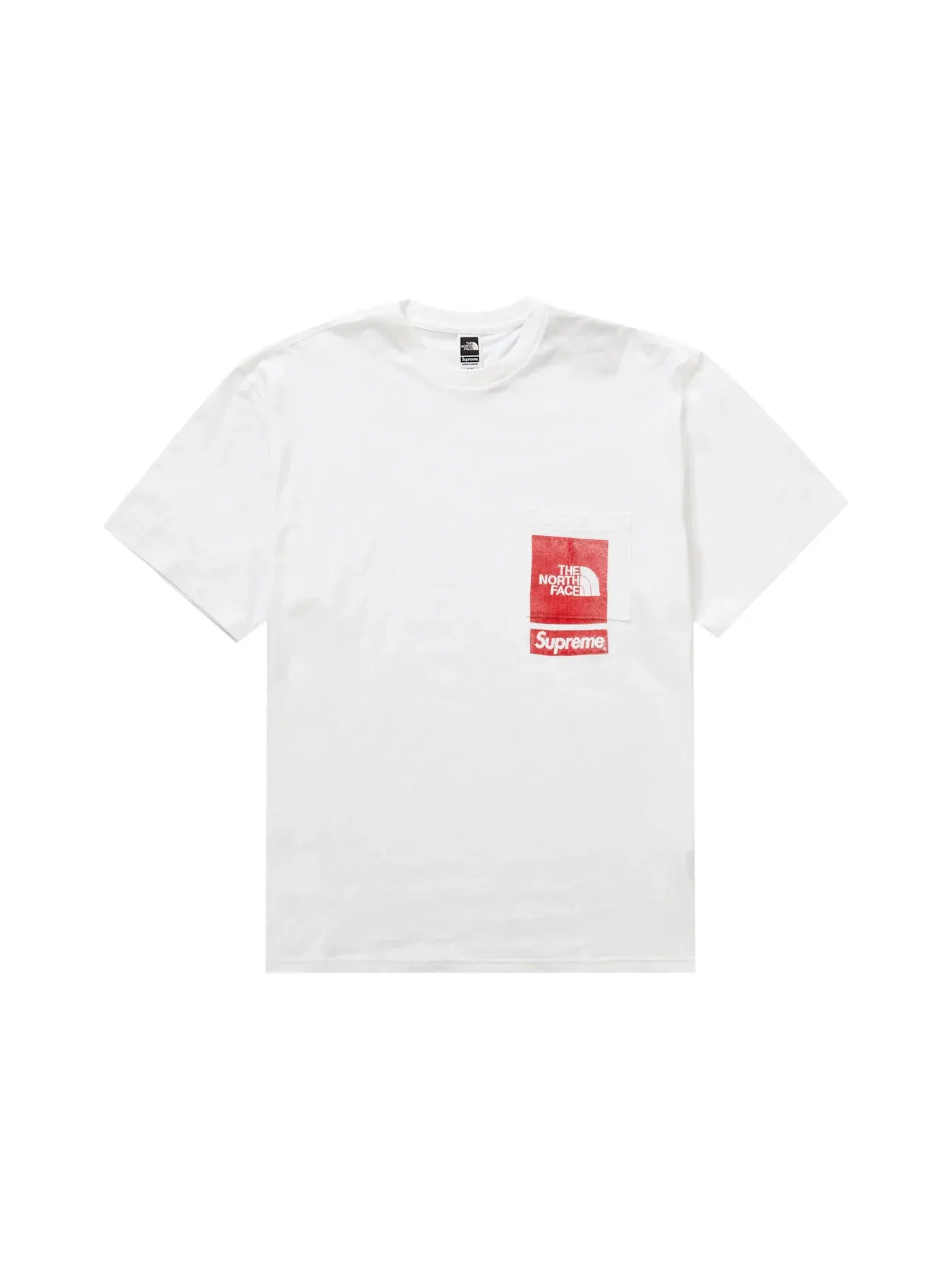 Мужская футболка с принтом Supreme The North Face Tee — изображение 1 из 1, белый