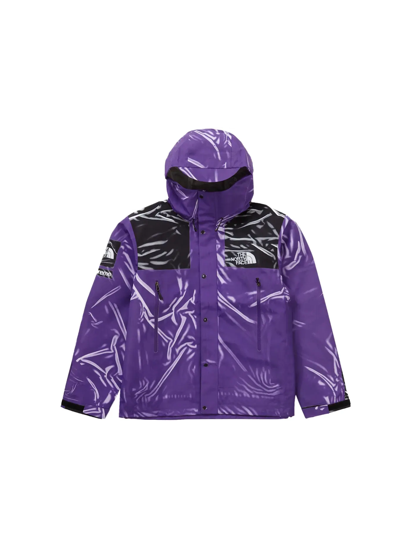 Мужская куртка с принтом Supreme The North Face — изображение 1 из 2, фиолетовый