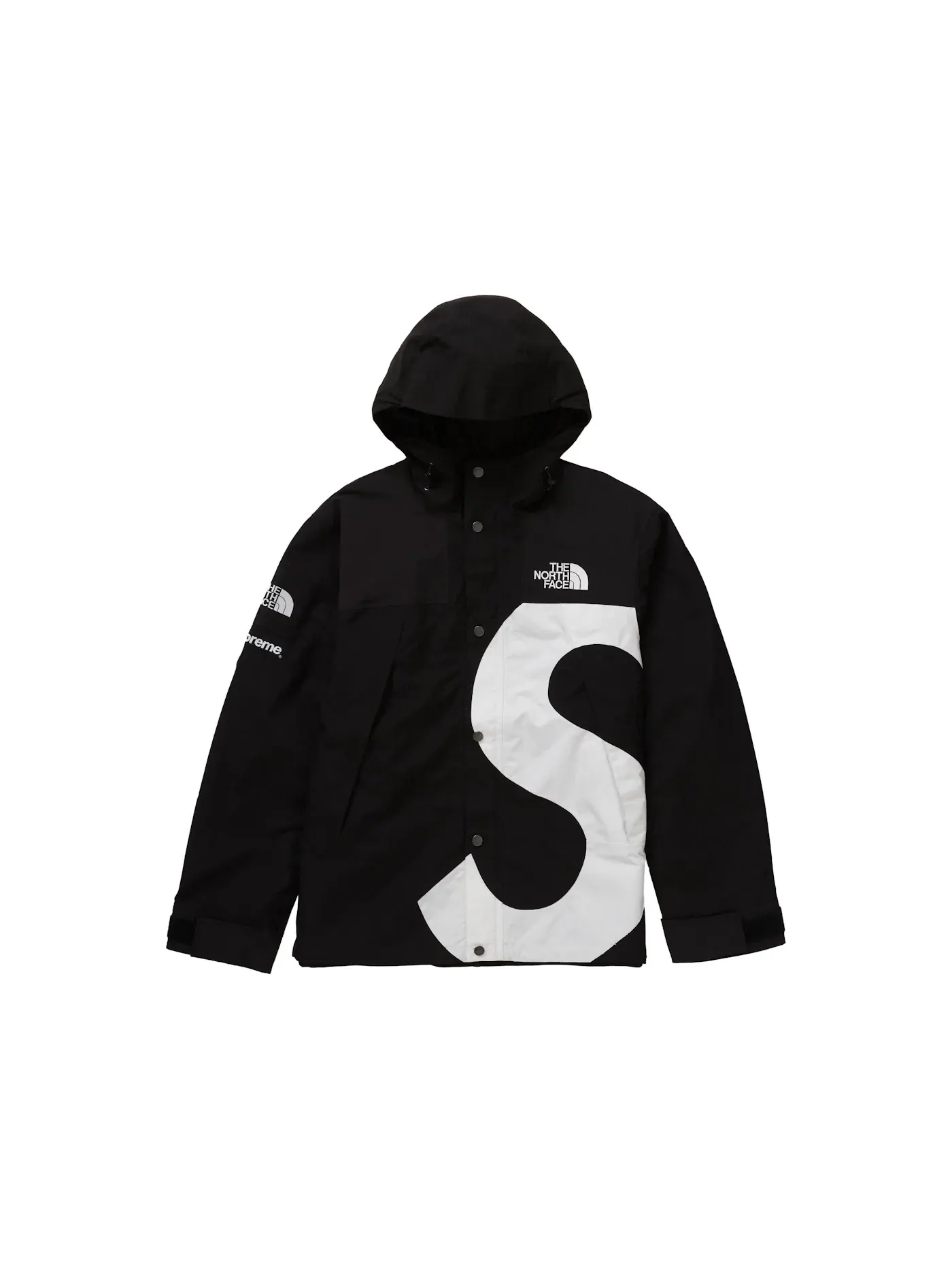 Мужская куртка с принтом Mountain Jacket Supreme — изображение 1 из 3, черный