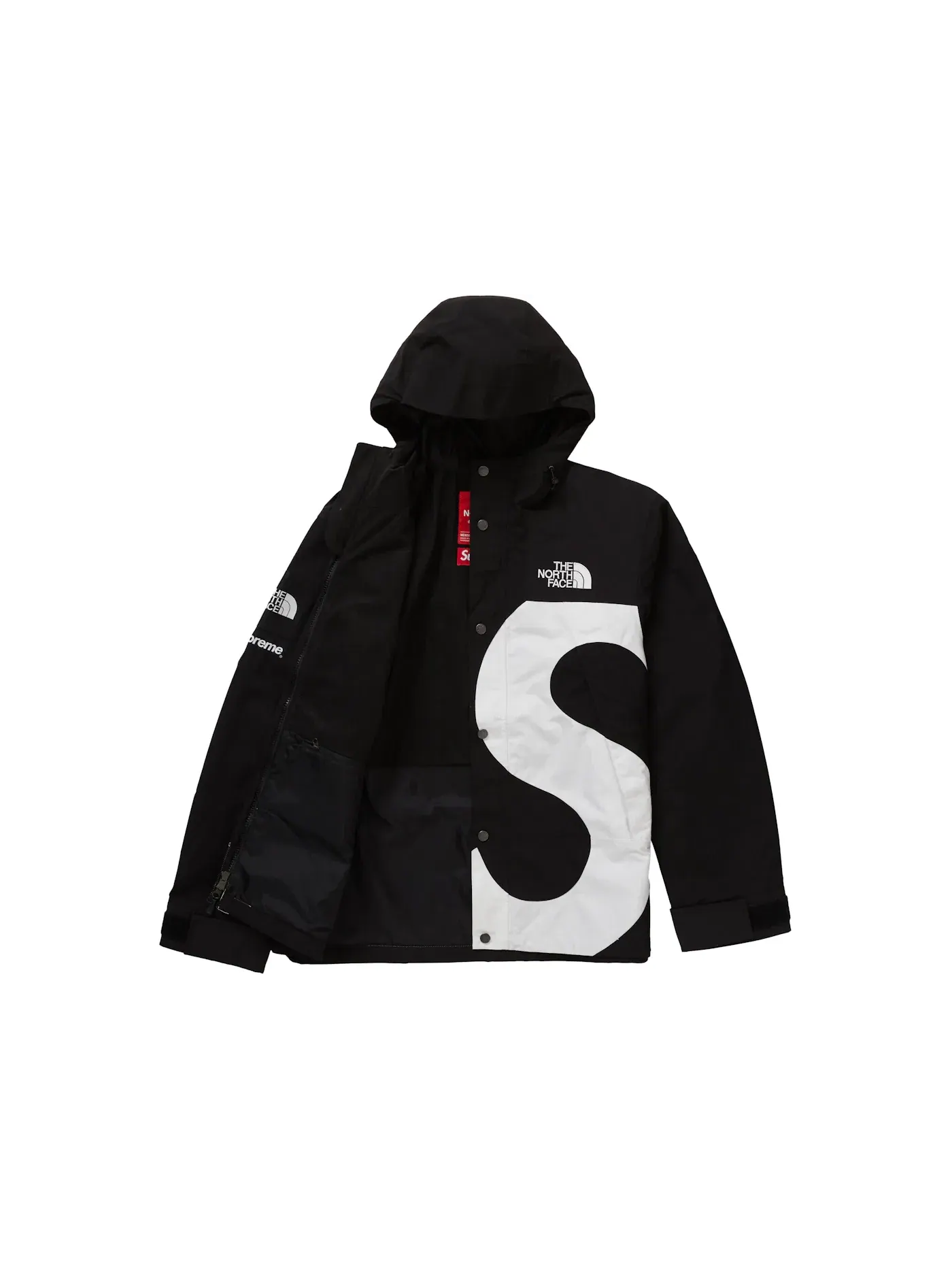Мужская куртка с принтом Mountain Jacket Supreme — изображение 2 из 3, черный