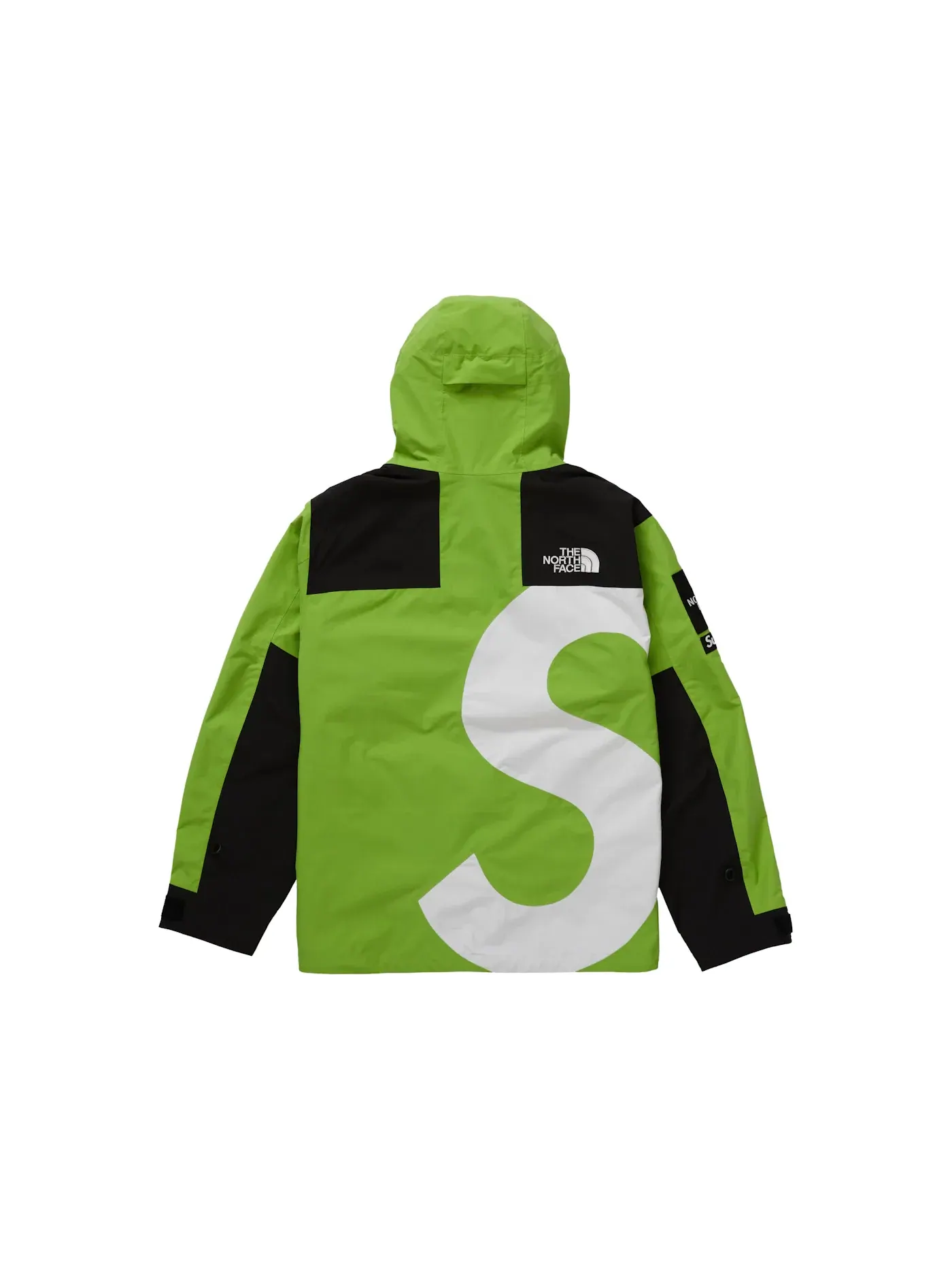Мужская куртка-анорак с принтом Mountain Jacket Supreme — изображение 3 из 3, лаймовый