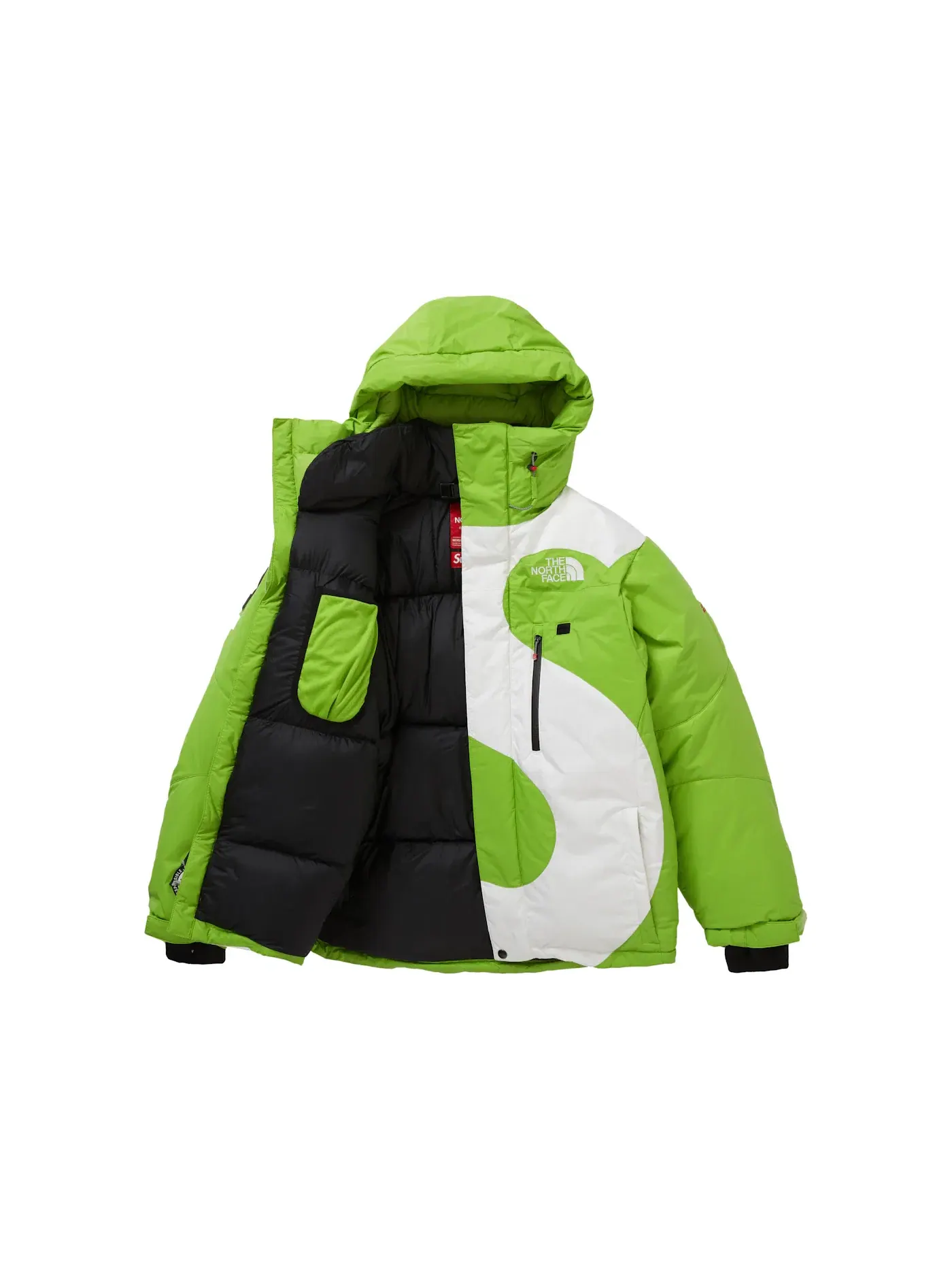 Мужская куртка-парка с принтом Himalayan Parka Supreme — изображение 2 из 3, лаймовый