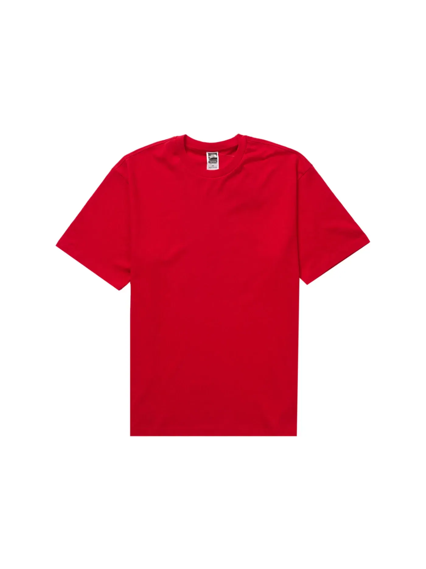 Мужская футболка с принтом Supreme The North Face Top — изображение 2 из 2, красный