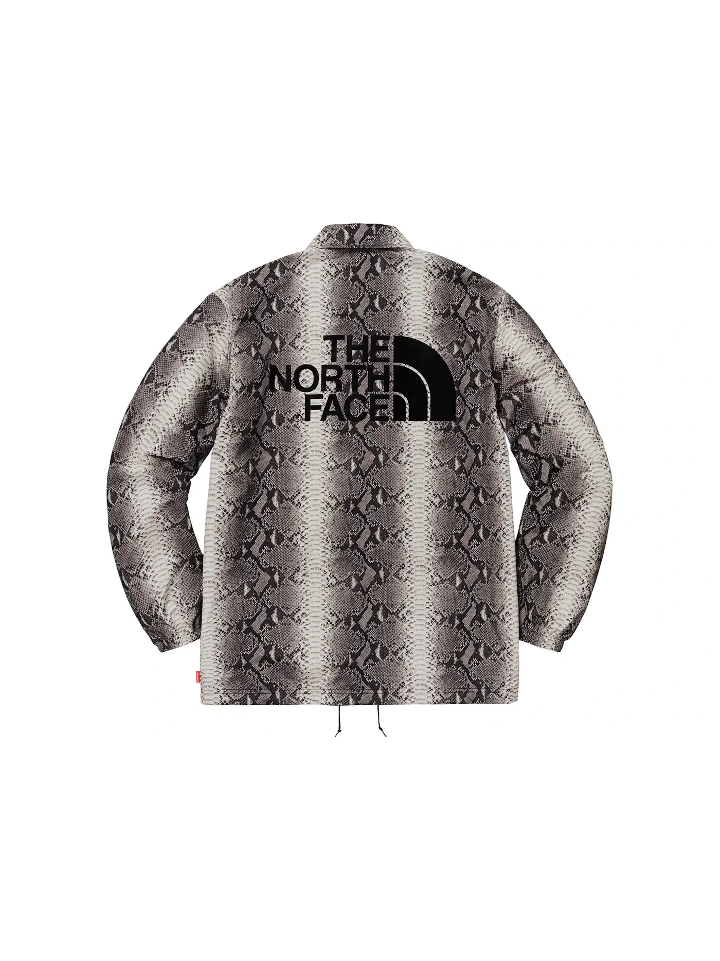 Мужская куртка с принтом Snakeskin Taped Seam Coaches Jacket Supreme — изображение 2 из 2, черный