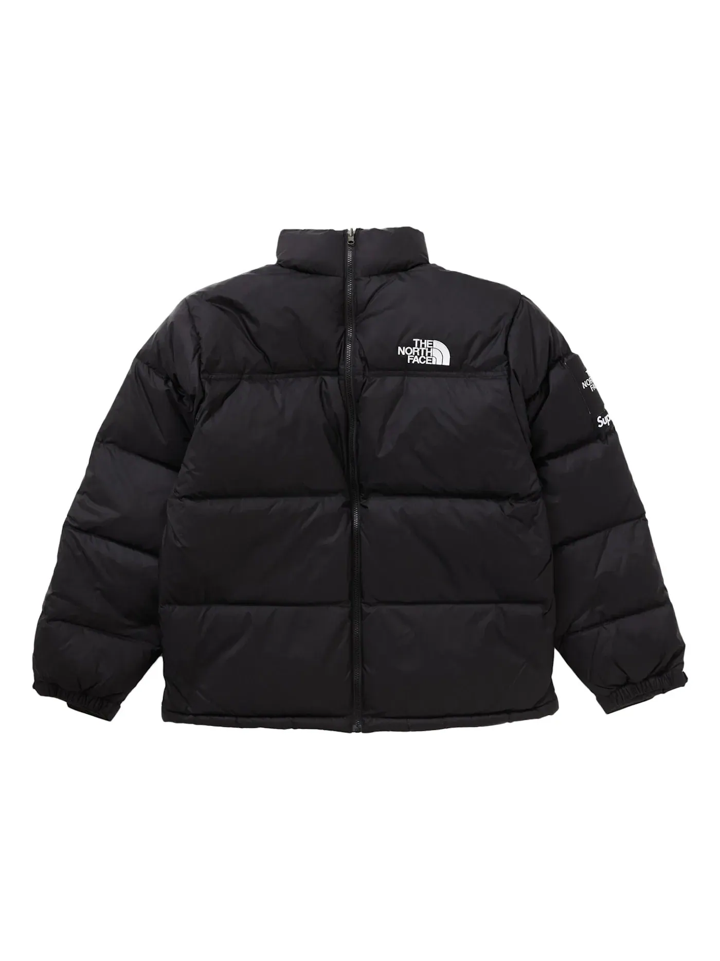 Мужская куртка с принтом Split Nuptse Supreme — изображение 1 из 3, черный