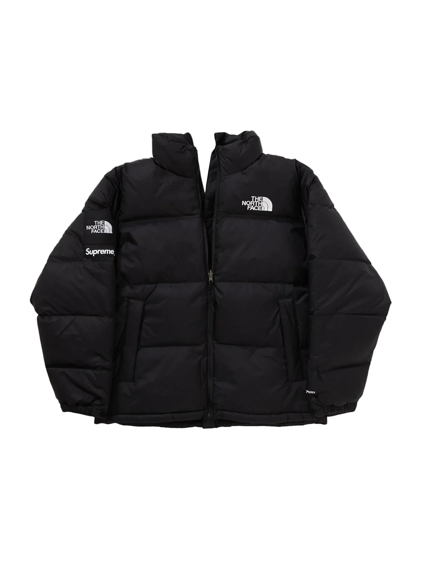 Мужская куртка с принтом Split Nuptse Supreme — изображение 3 из 3, черный