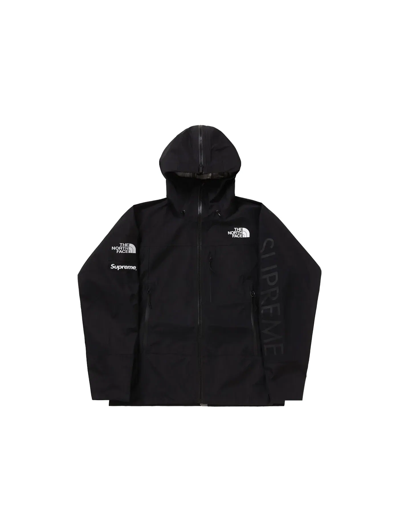 Мужская куртка с принтом Split Taped Seam Shell Jacket Supreme — изображение 2 из 3, черный