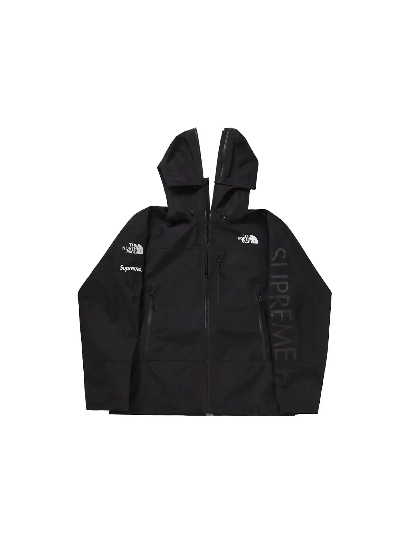 Мужская куртка с принтом Split Taped Seam Shell Jacket Supreme — изображение 3 из 3, черный