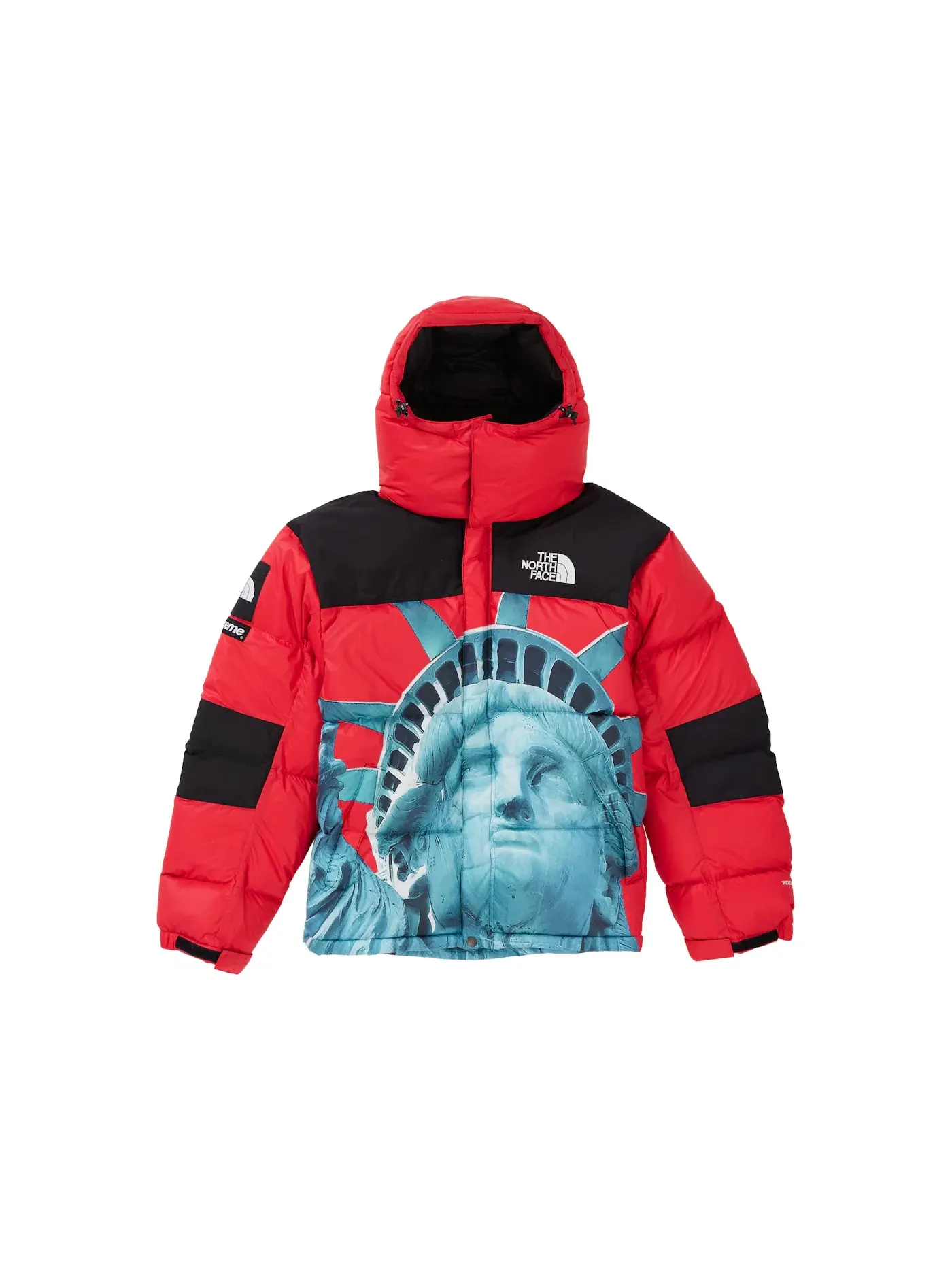 Мужская куртка Балторо с принтом Liberty Supreme x The North Face — изображение 1 из 3, красный