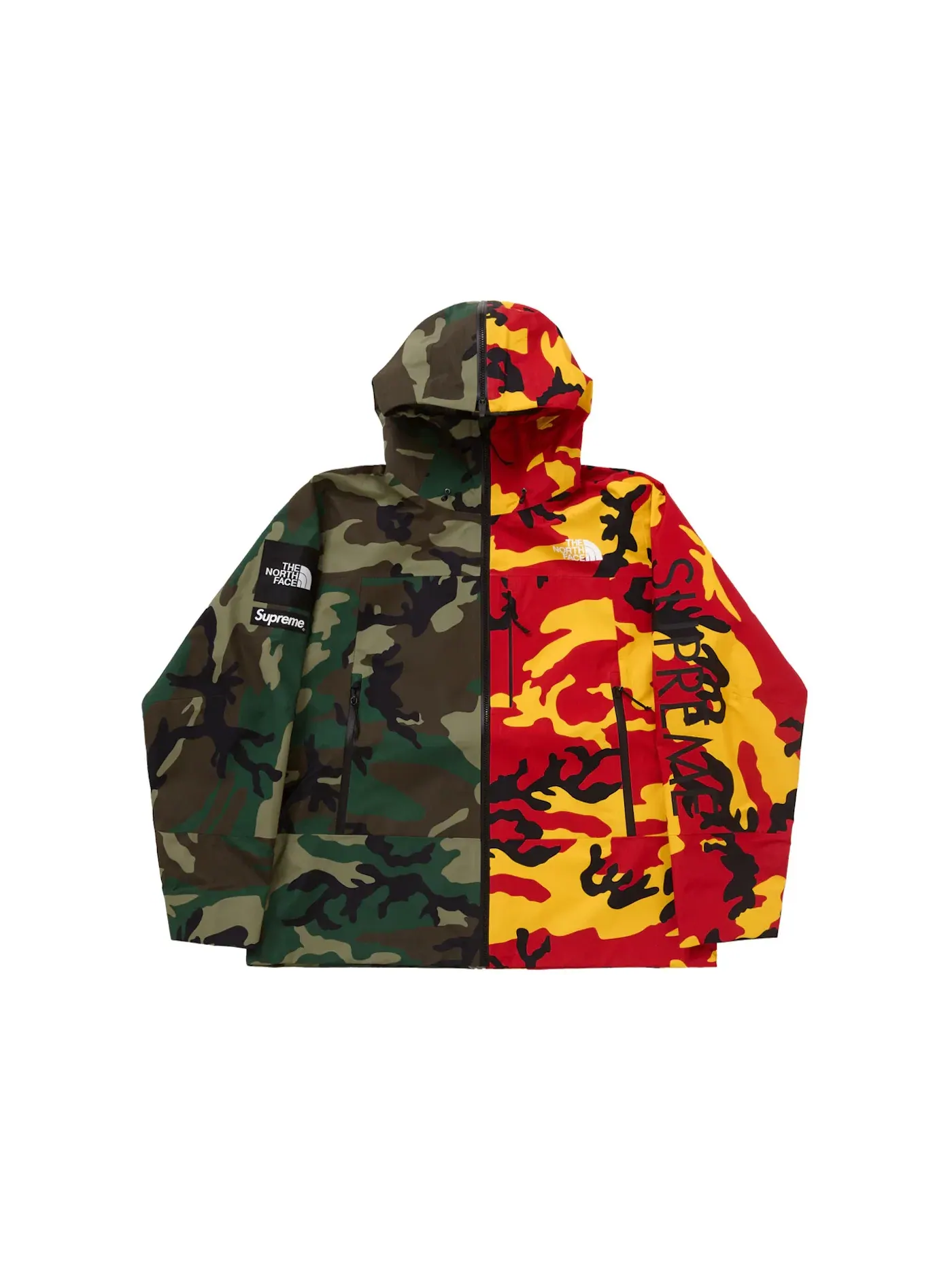 Мужская куртка с принтом Split Taped Seam Shell Jacket Supreme — изображение 1 из 3, камуфляж