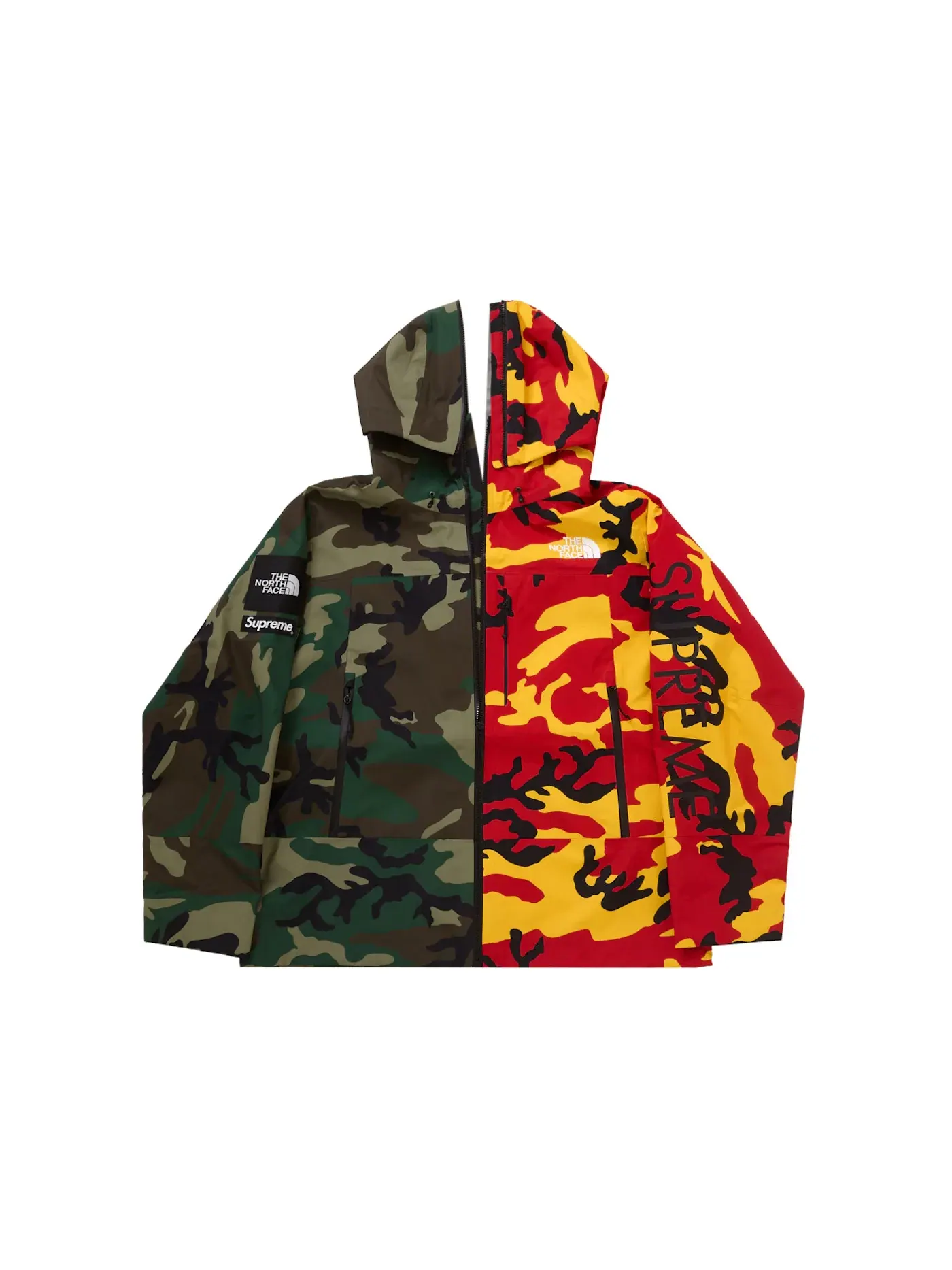 Мужская куртка с принтом Split Taped Seam Shell Jacket Supreme — изображение 2 из 3, камуфляж