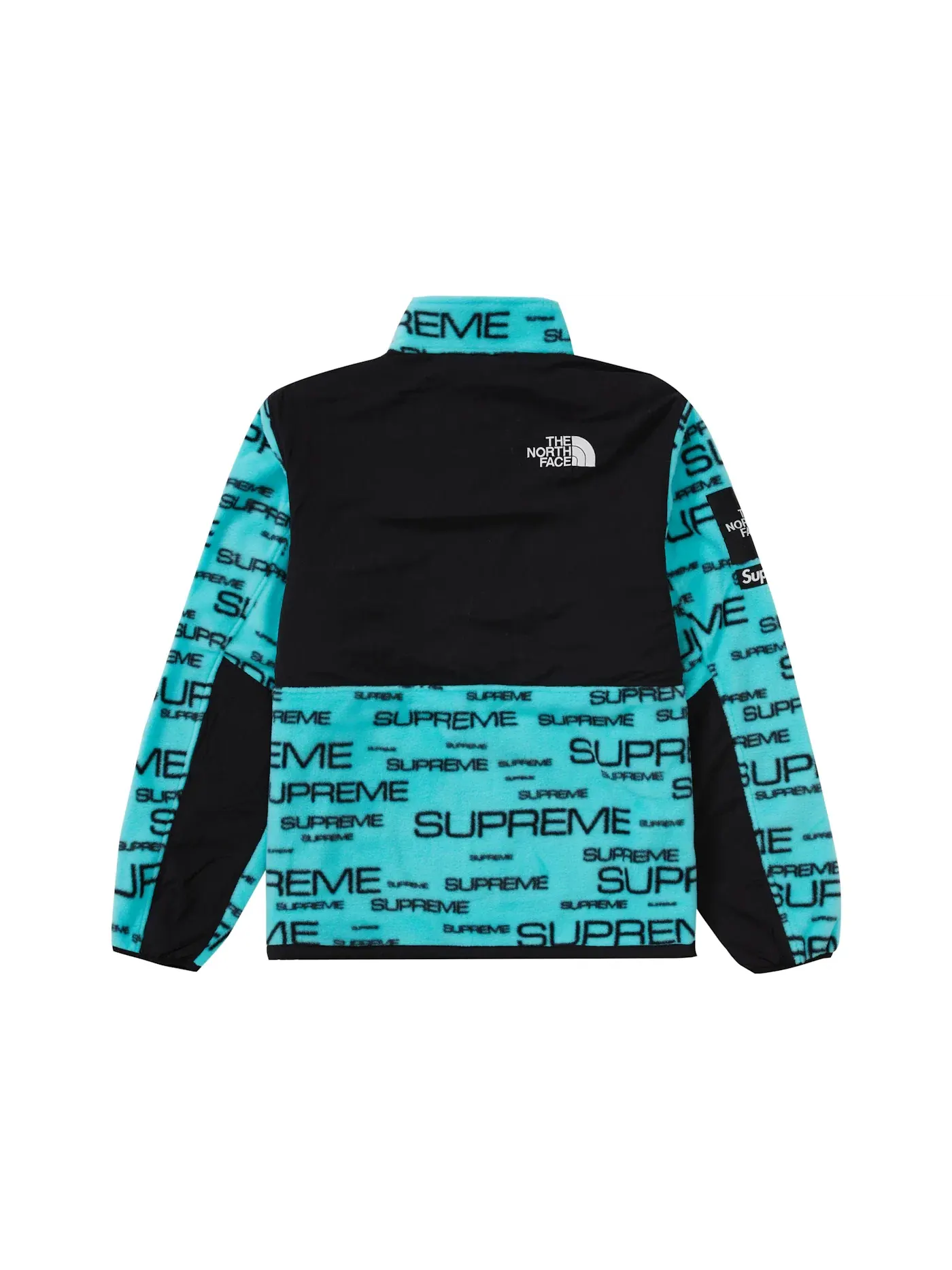 Мужская куртка с принтом Steep Tech Fleece Jacket Supreme — изображение 3 из 3, бирюзовый
