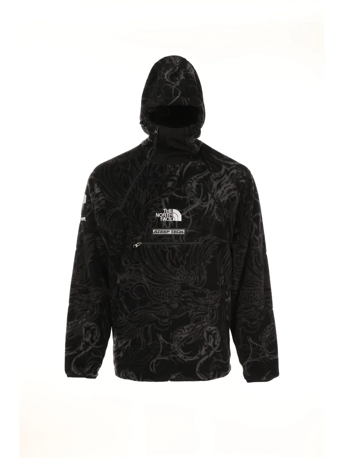 Мужской пуловер из флиса с принтом Pullover Supreme — изображение 1 из 4, черный