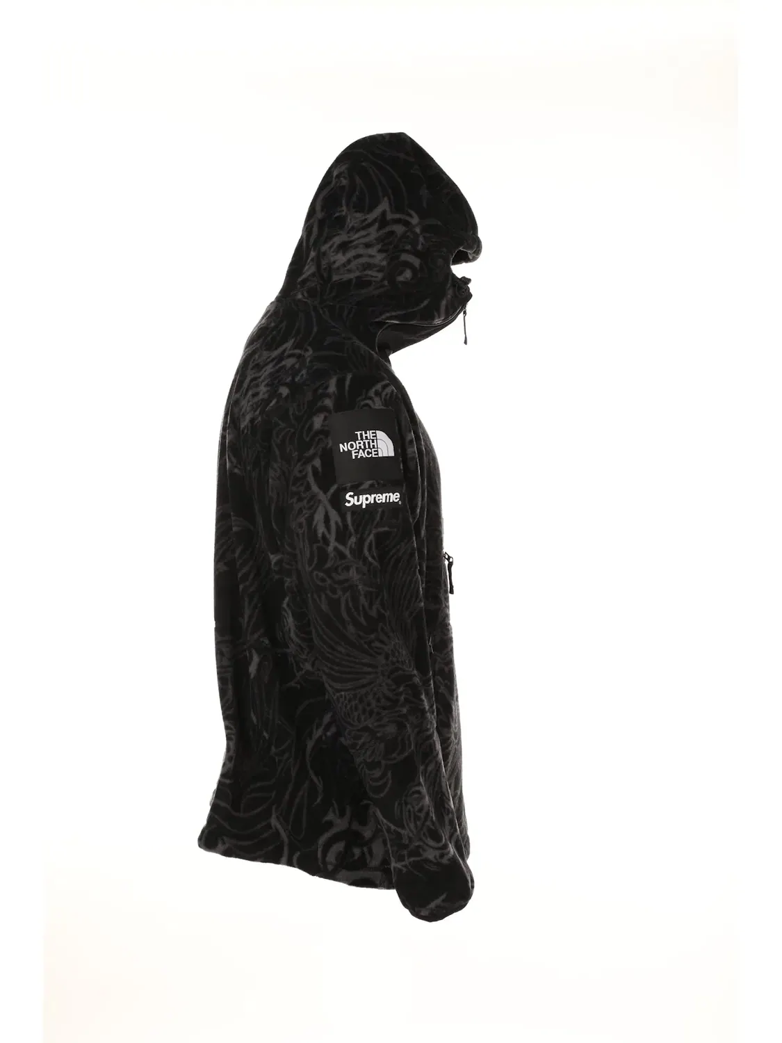Мужской пуловер из флиса с принтом Pullover Supreme — изображение 4 из 4, черный