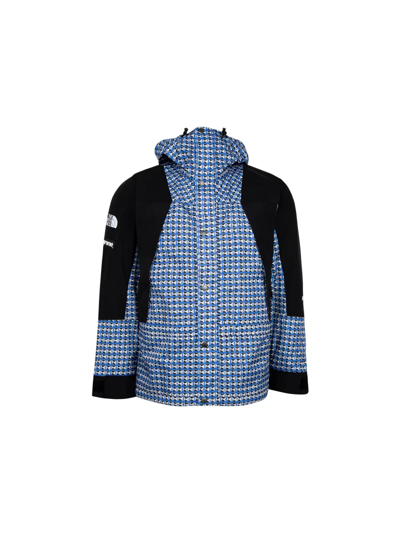 Мужская куртка с принтом Supreme The North Face Studded Mountain Light Jacket — изображение 1 из 2, королевский