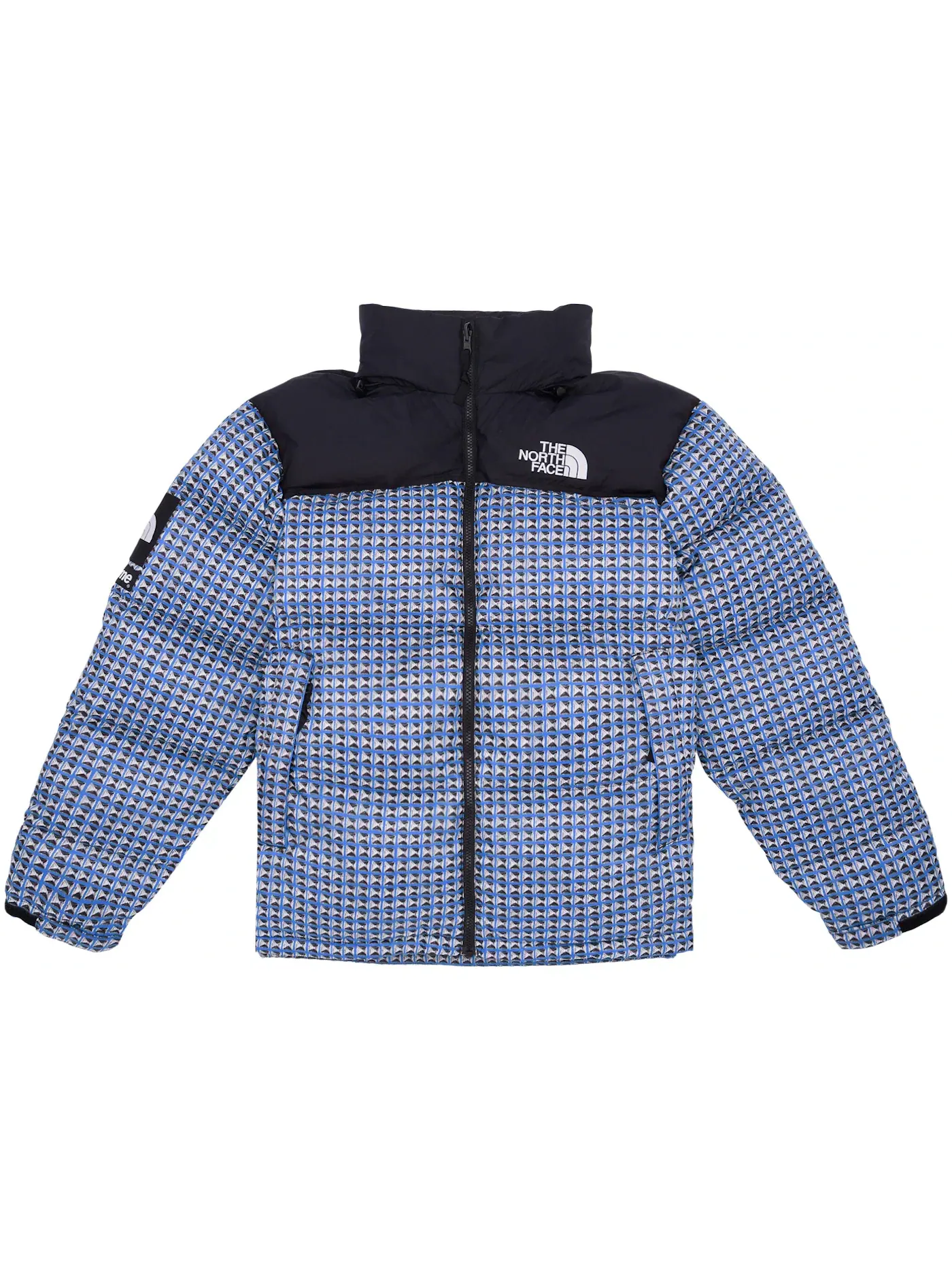 Мужская куртка Supreme The North Face Studded Nuptse Jacket — изображение 1 из 3, королевский