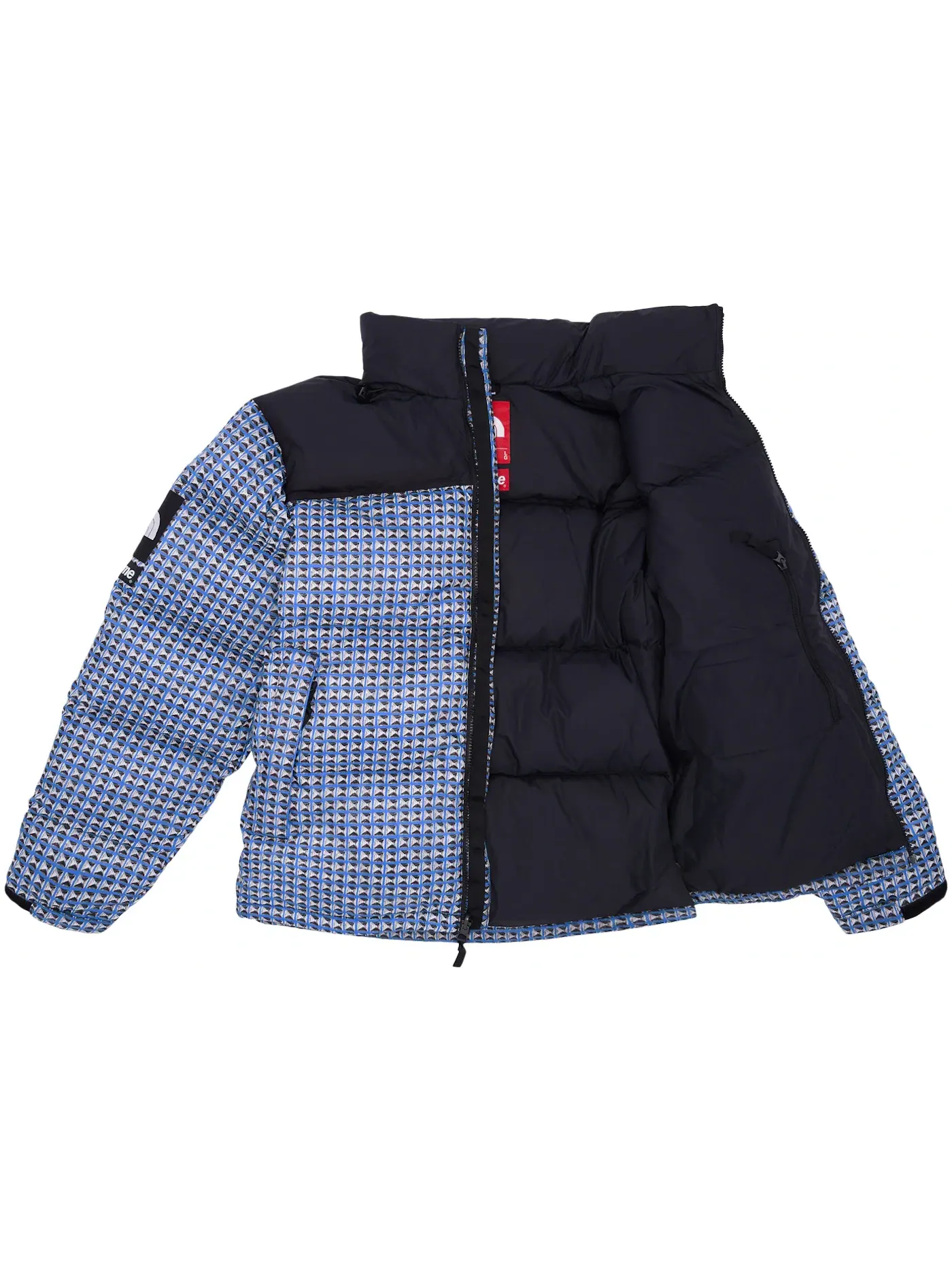 Мужская куртка Supreme The North Face Studded Nuptse Jacket — изображение 2 из 3, королевский
