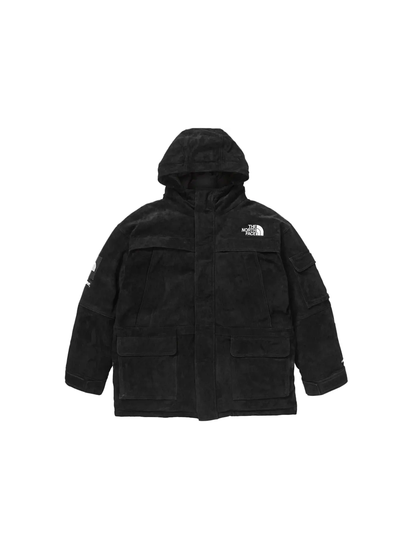 Мужское пальто из замши с наполнителем 600 Fill Down Parka Supreme — изображение 2 из 5, черный