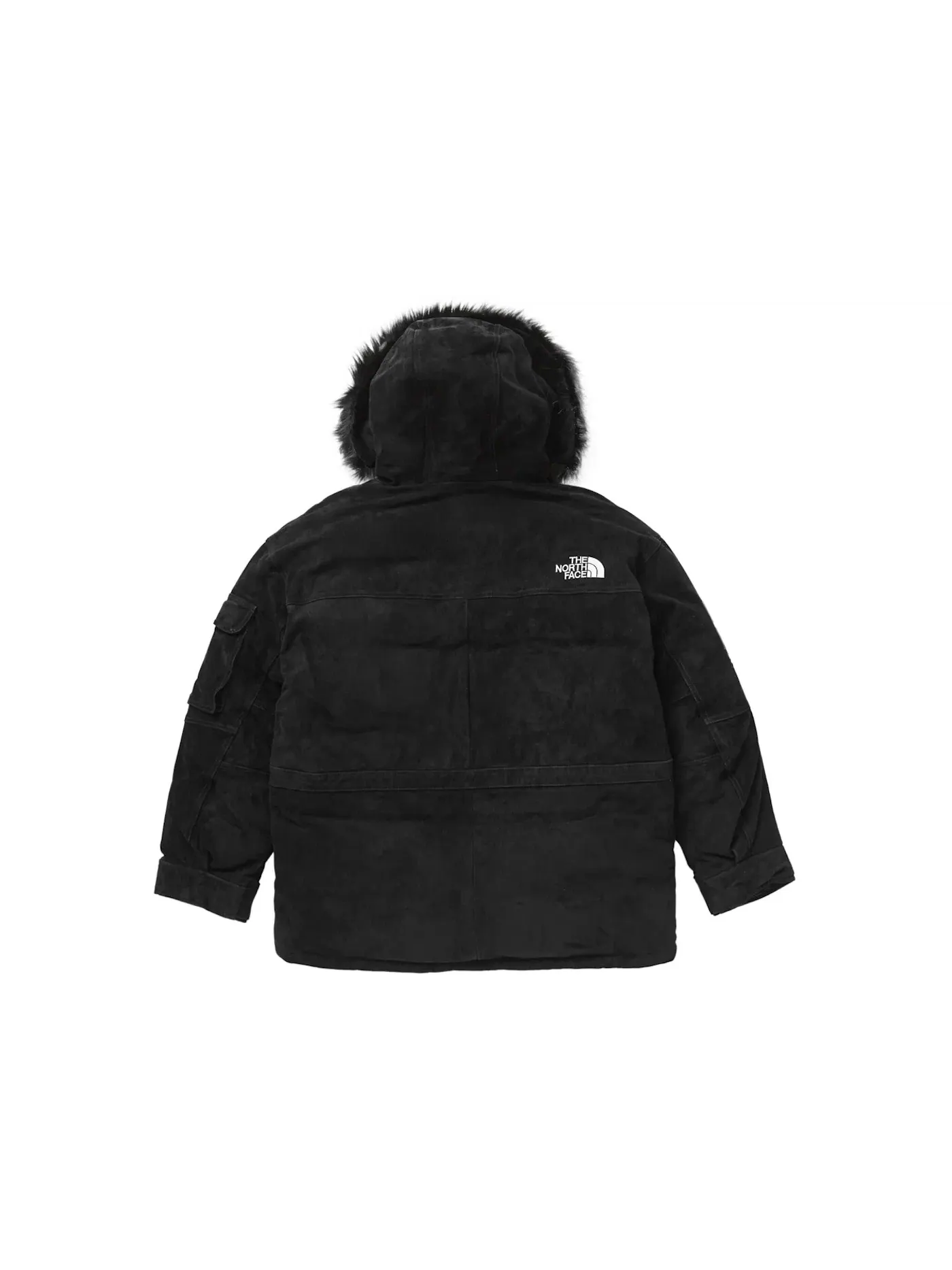 Мужское пальто из замши с наполнителем 600 Fill Down Parka Supreme — изображение 5 из 5, черный