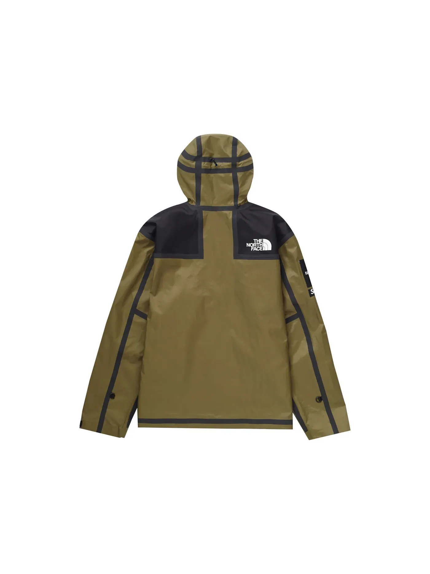 Мужская куртка с водоотталкивающим материалом Supreme The North Face Summit Series Outer Tape Seam Shell Jacket, оливковый