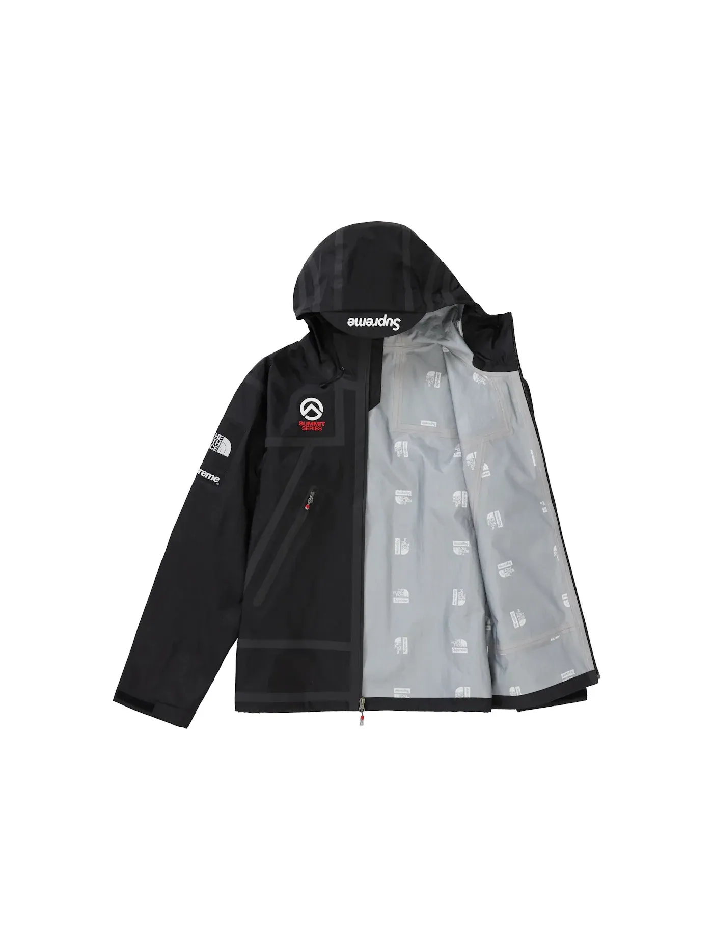 Мужская куртка с водонепроницаемым покрытием Summit Series Outer Tape Seam Supreme — изображение 2 из 3, черный