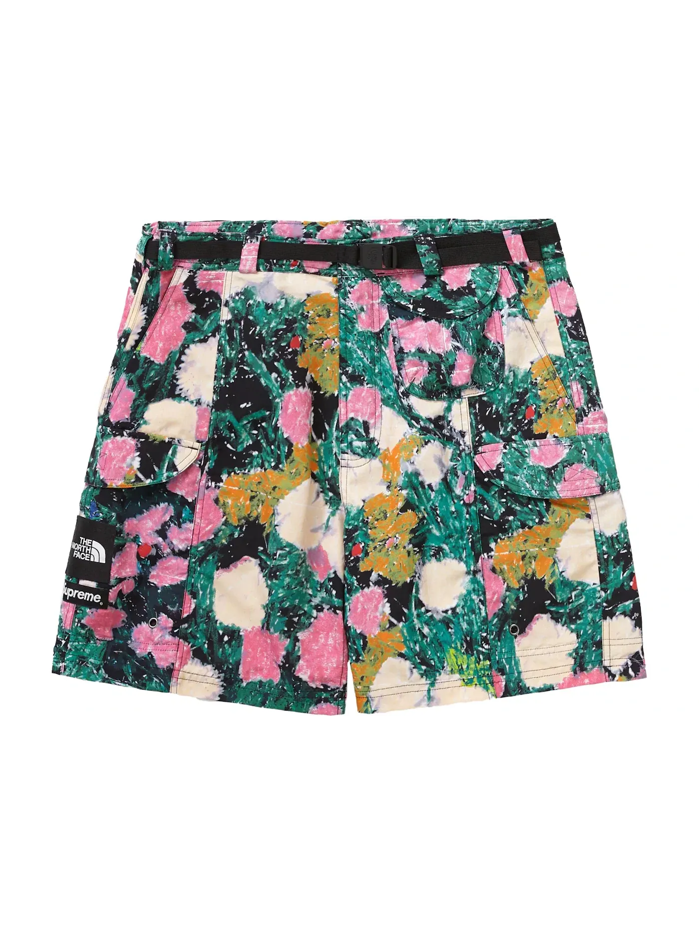 Мужские шорты с принтом Supreme The North Face Flowers — изображение 1 из 2