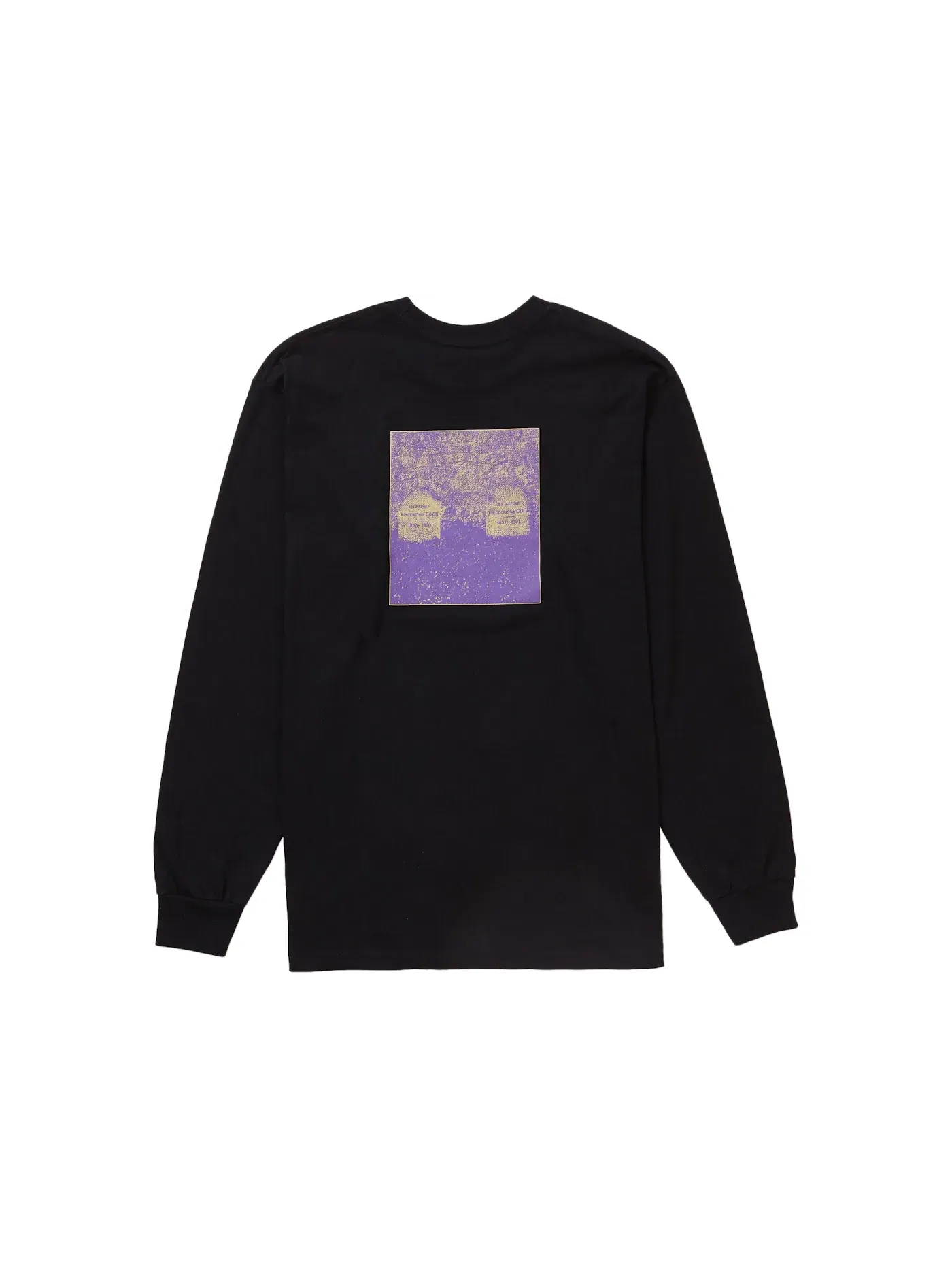 Мужская футболка с длинным рукавом с принтом Supreme Tee — изображение 2 из 2, черный