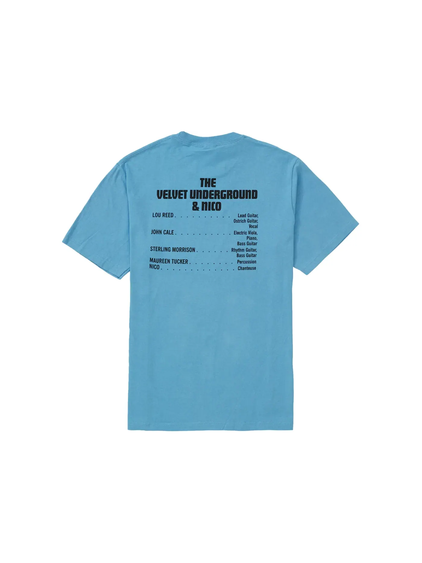 Мужская футболка с принтом Supreme The Velvet Underground & Nico Tee — изображение 2 из 2, слат
