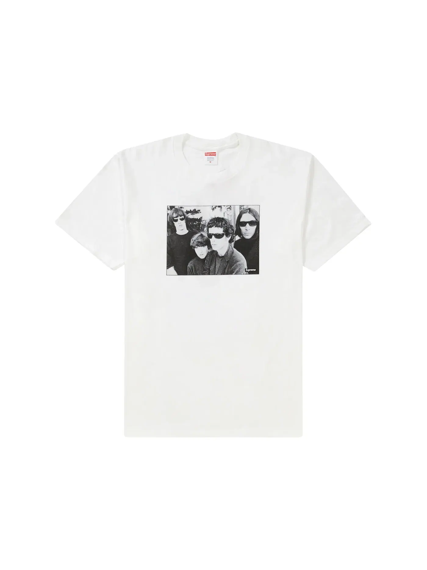 Мужская футболка с принтом The Velvet Underground Tee Supreme — изображение 1 из 2, белый