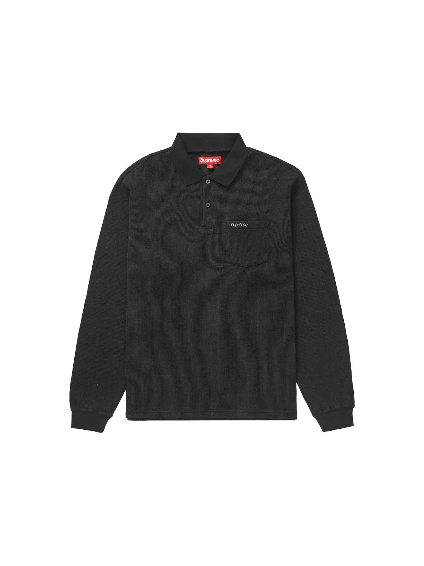Мужская футболка с длинным рукавом Polo Supreme — изображение 1 из 1, черный