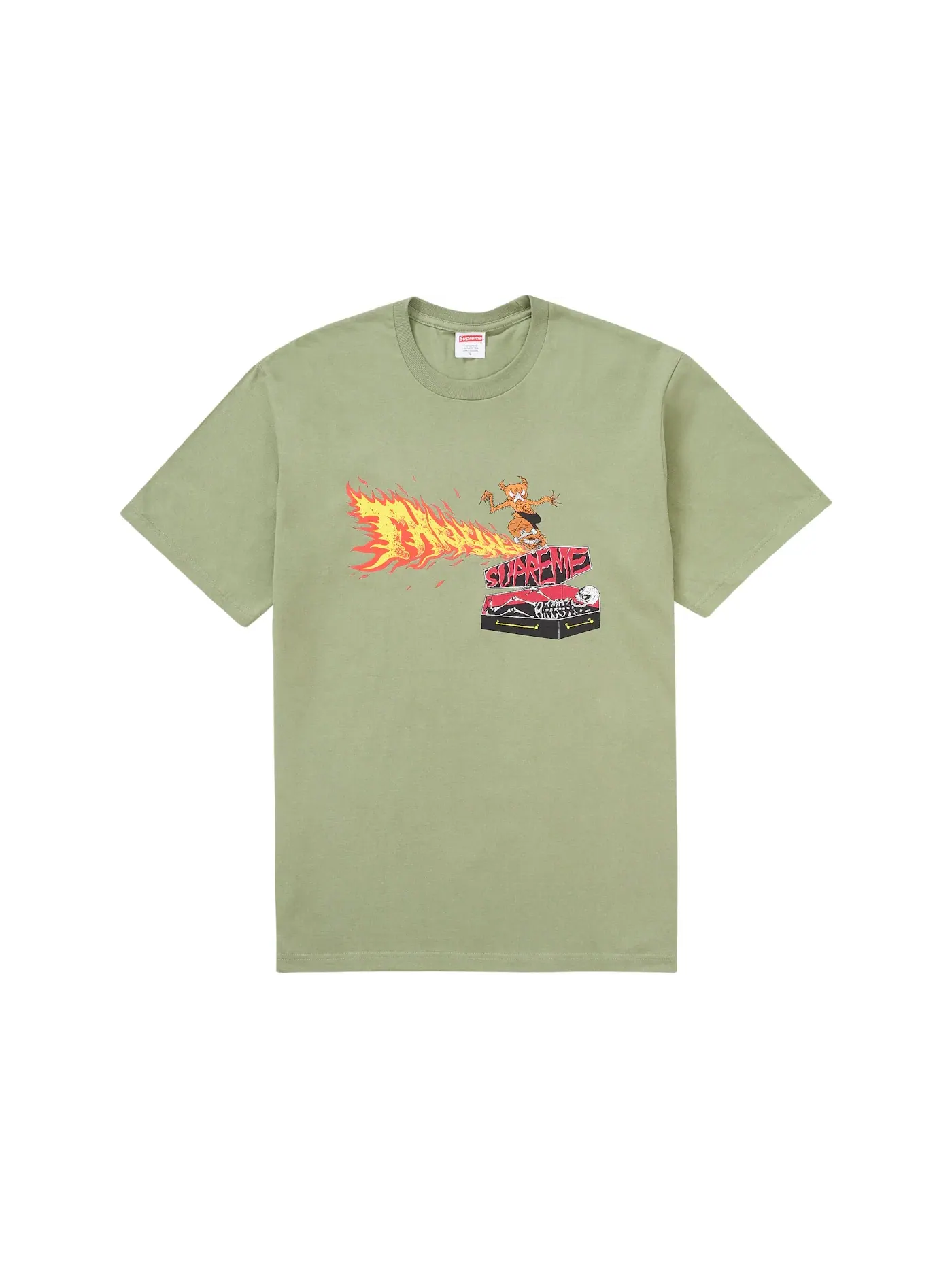 Мужская футболка Supreme Tee — изображение 1 из 2, оливковый