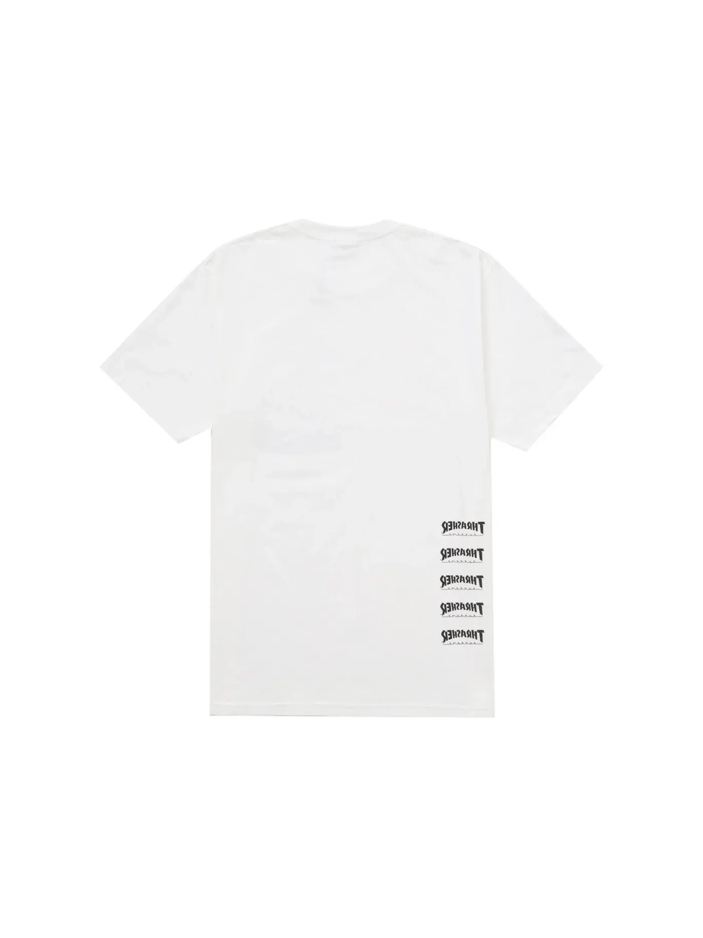 Мужская футболка с принтом Supreme Thrasher Back Tail Tee — изображение 2 из 2, белый