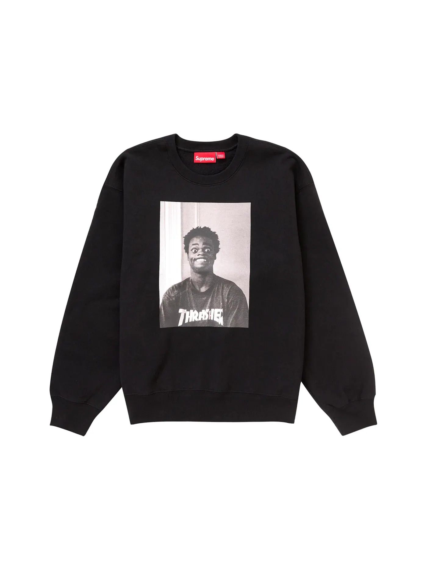 Мужской свитшот Supreme Thrasher — изображение 1 из 2, черный