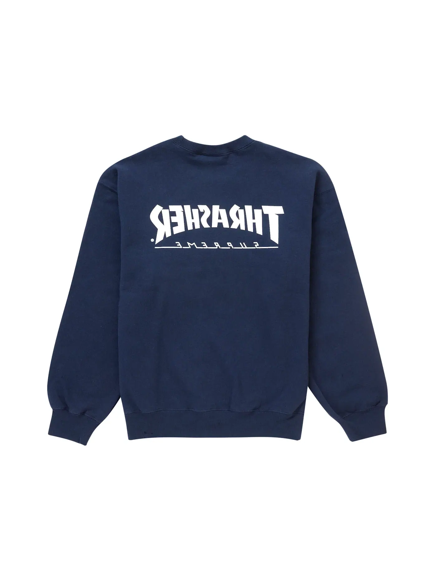Мужской свитшот Thrasher Supreme — изображение 2 из 2, темно-синий