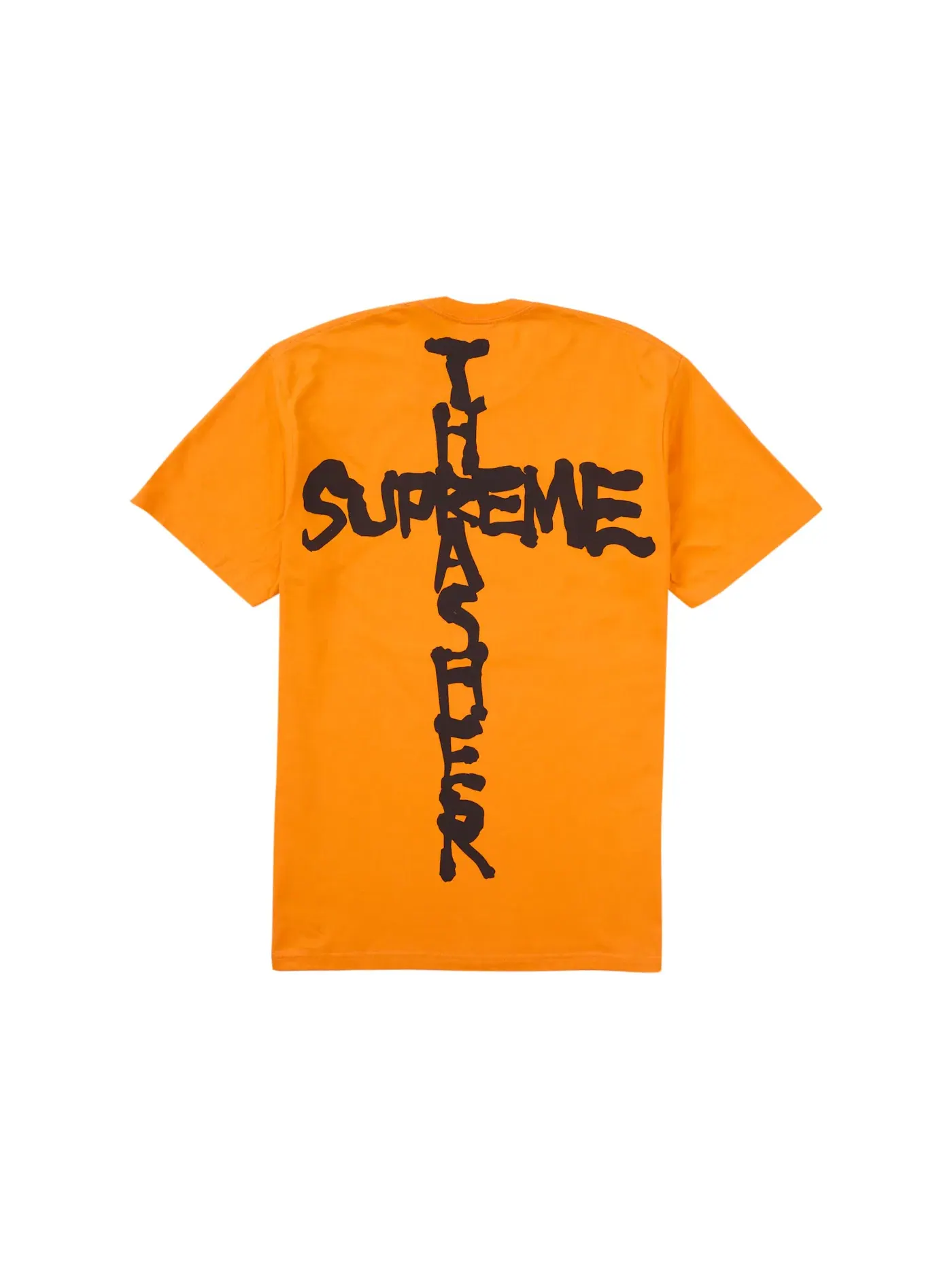 Мужская футболка с принтом Supreme Thrasher Cross — изображение 1 из 2, оранжевый