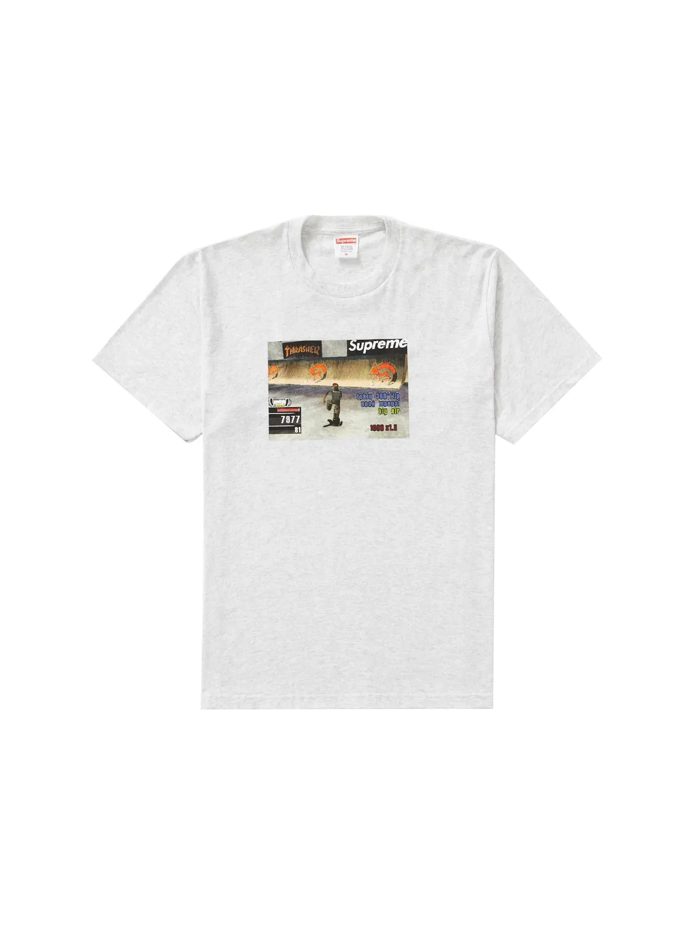 Мужская футболка с принтом Supreme Thrasher Game Tee — изображение 1 из 2, серый